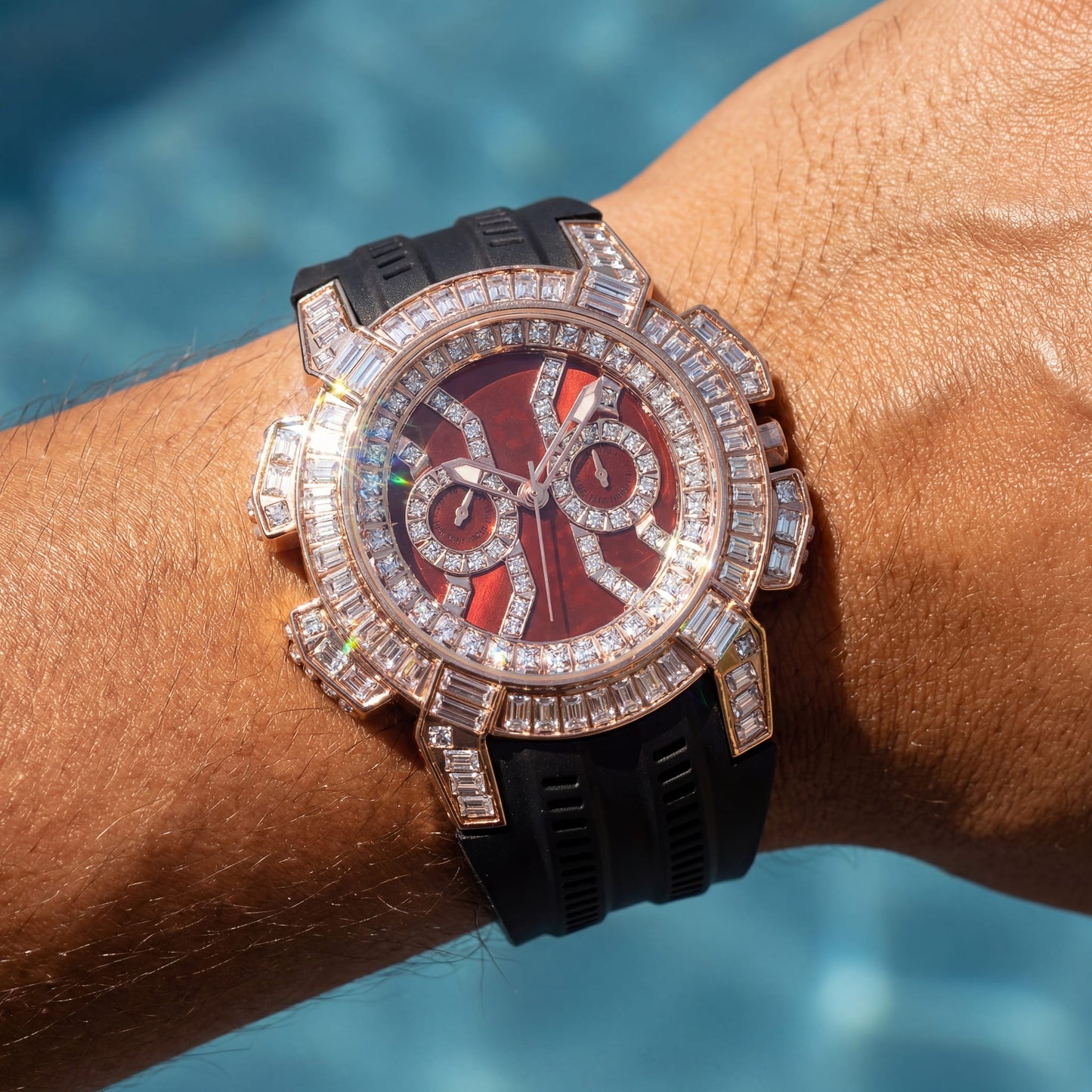 ICED OUT "SUNSTAR" UHR - ICERAIN JEWELRY