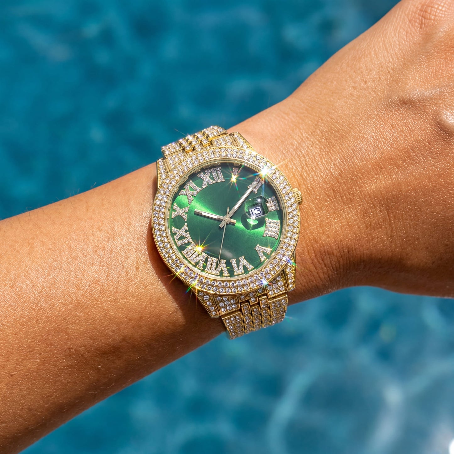 ICED OUT "REGINA" UHR - ICERAIN JEWELRY