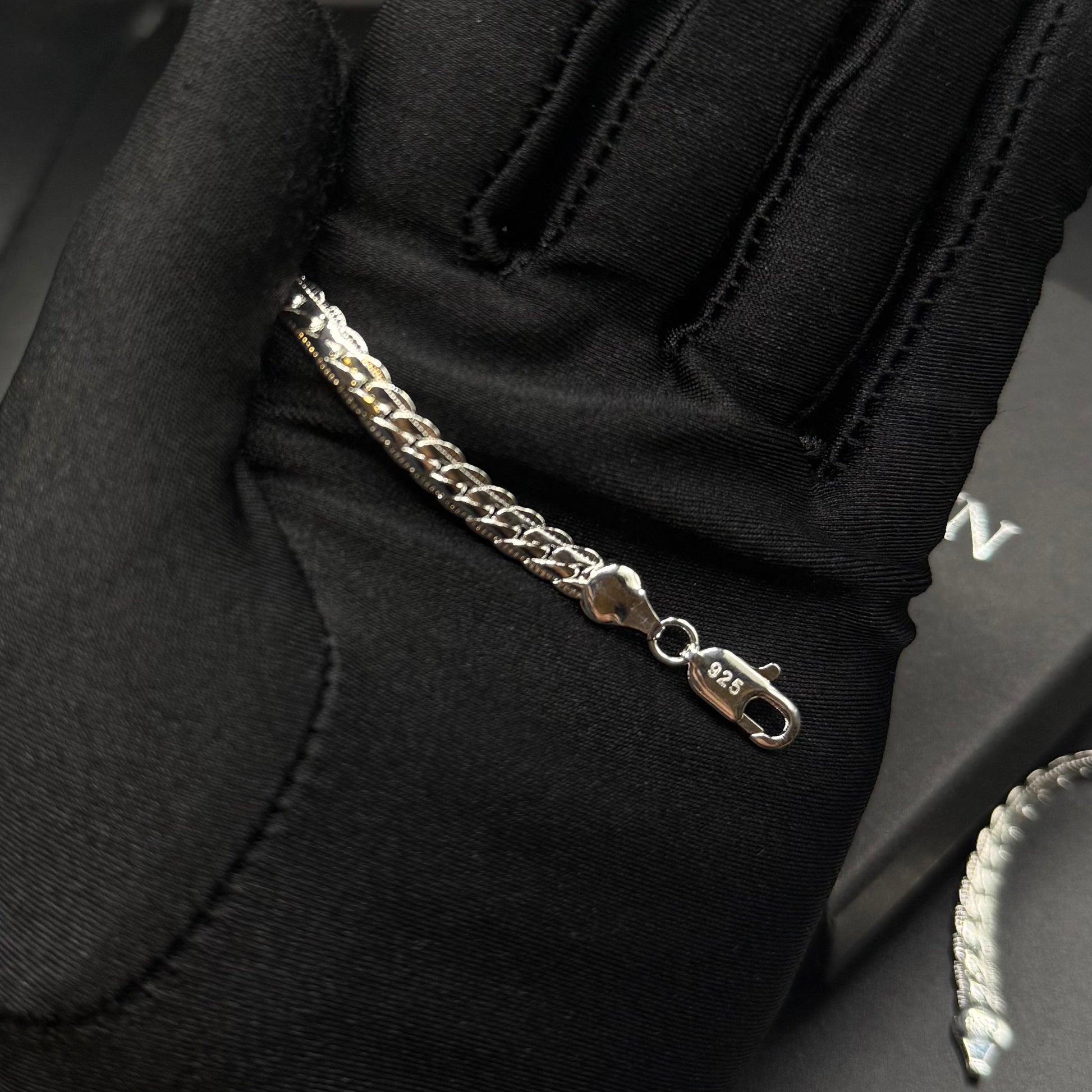 925S SILVER 5MM "SNAKENA" KETTE - ICERAIN JEWELRY