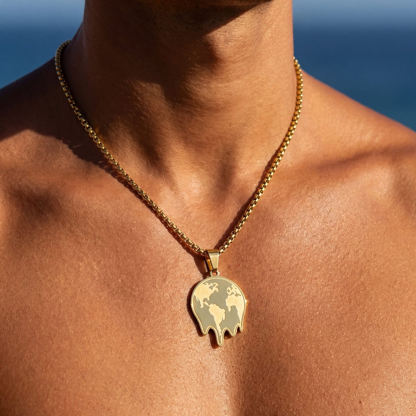 EDELSTAHL "WORLD 999" KETTE - ICERAIN JEWELRY