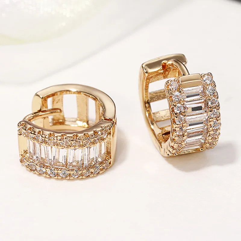 ICED OUT "GOLD CREOLES V2" OHRRINGE - ICERAIN JEWELRY