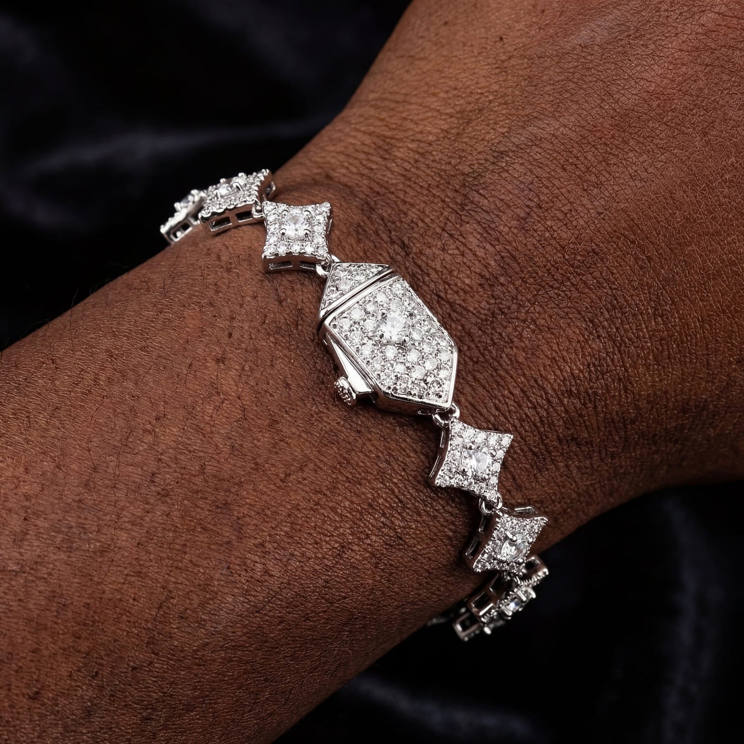 ICED OUT 10MM "DRAGO" ARMBAND - ICERAIN JEWELRY