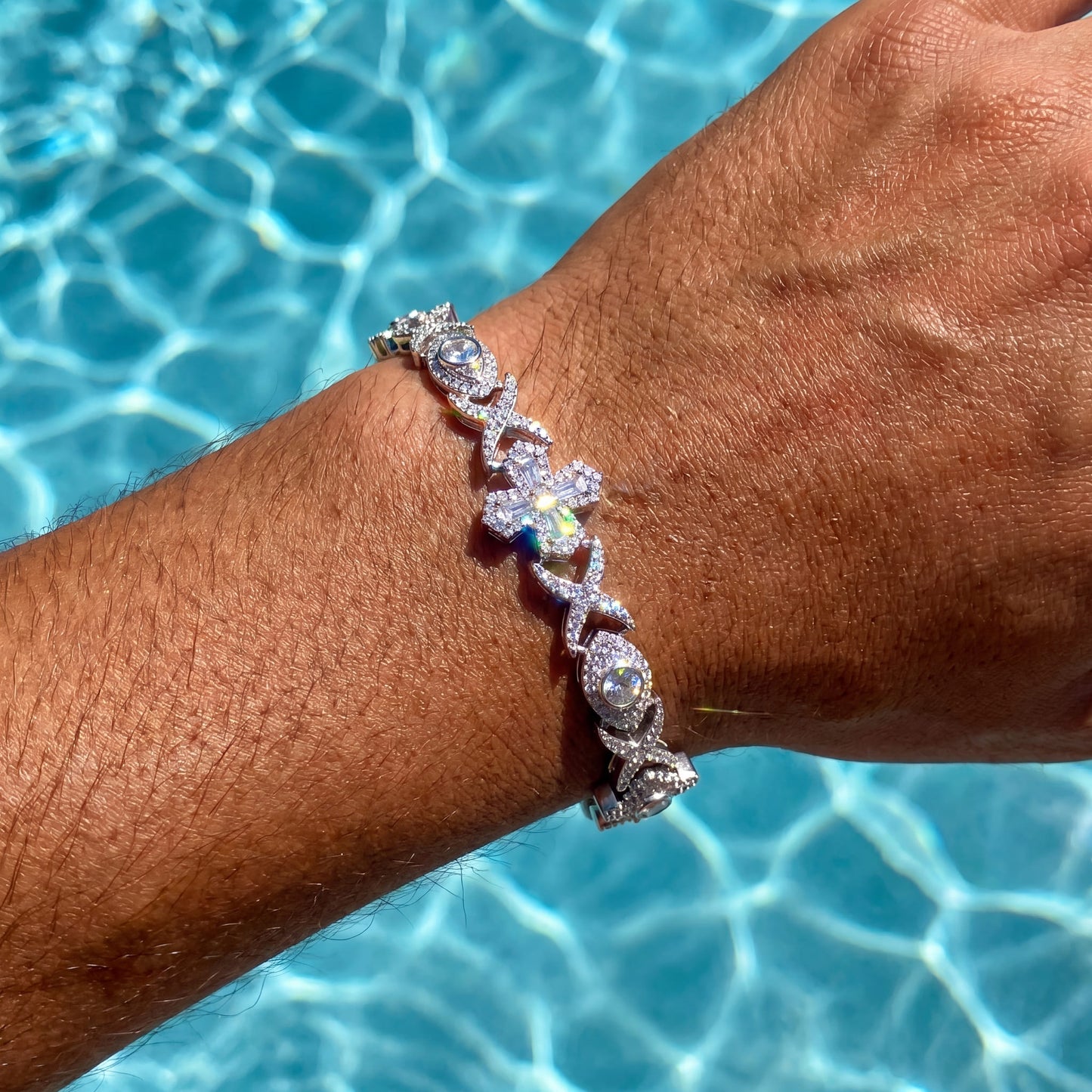 ICED OUT 10MM "COLLABO" ARMBAND - ICERAIN JEWELRY