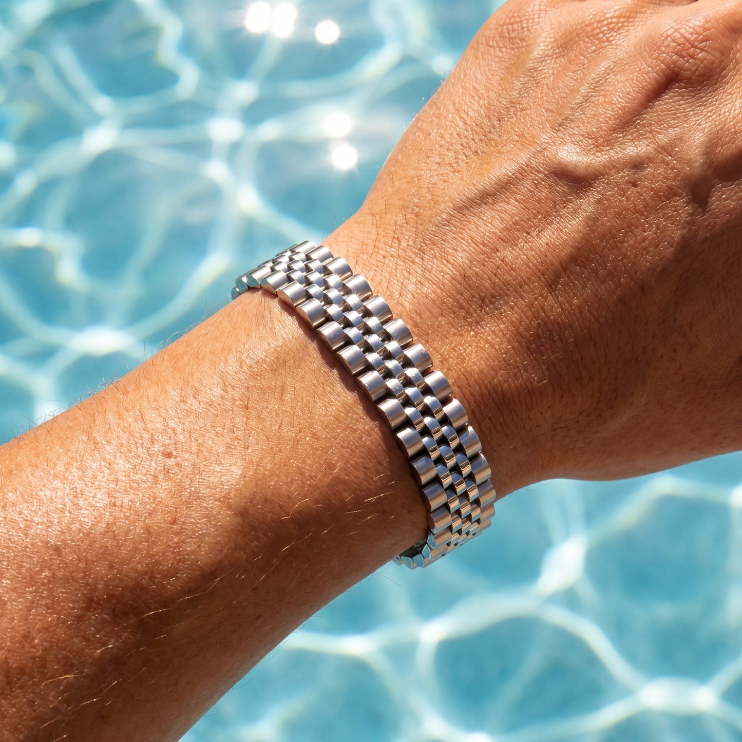 EDELSTAHL 10MM "JUBILEE" ARMBAND - ICERAIN JEWELRY