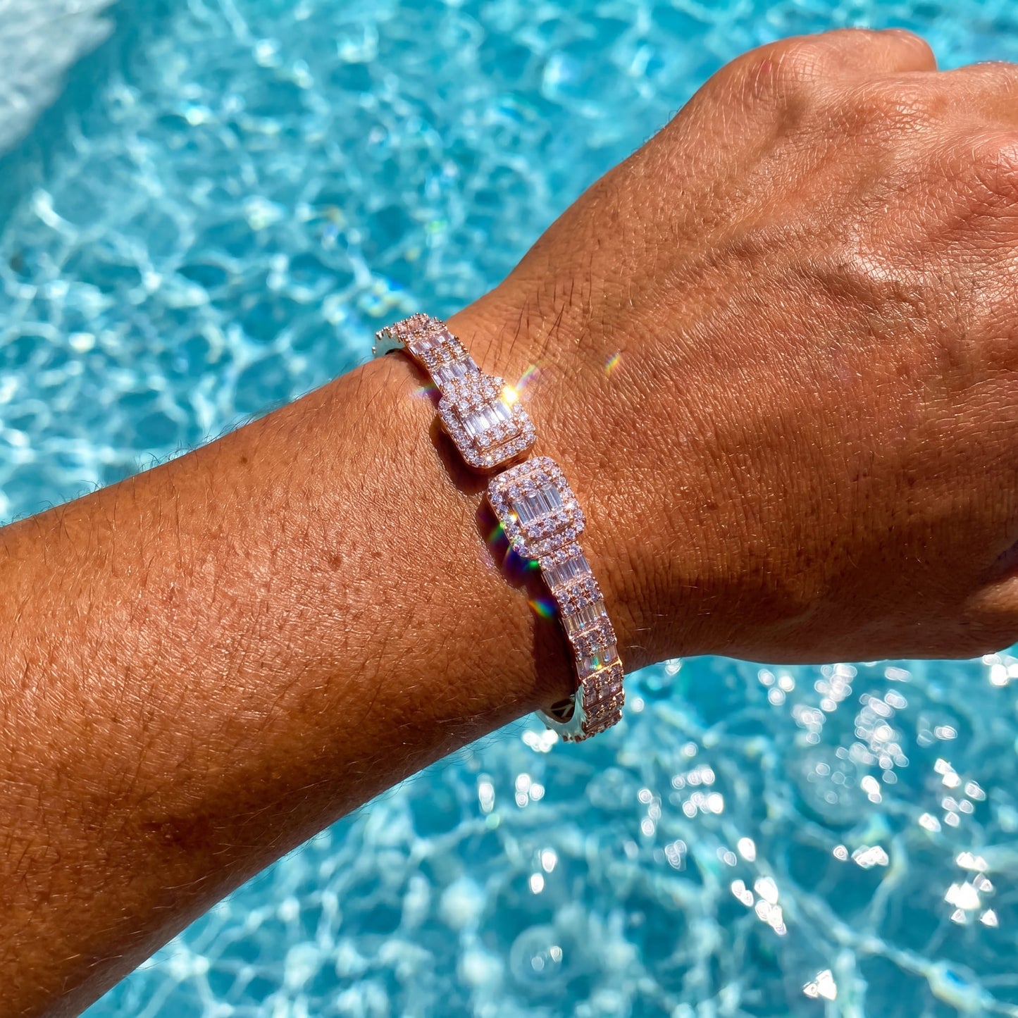 ICED OUT "SQUARE V2" ARMREIF - ICERAIN JEWELRY