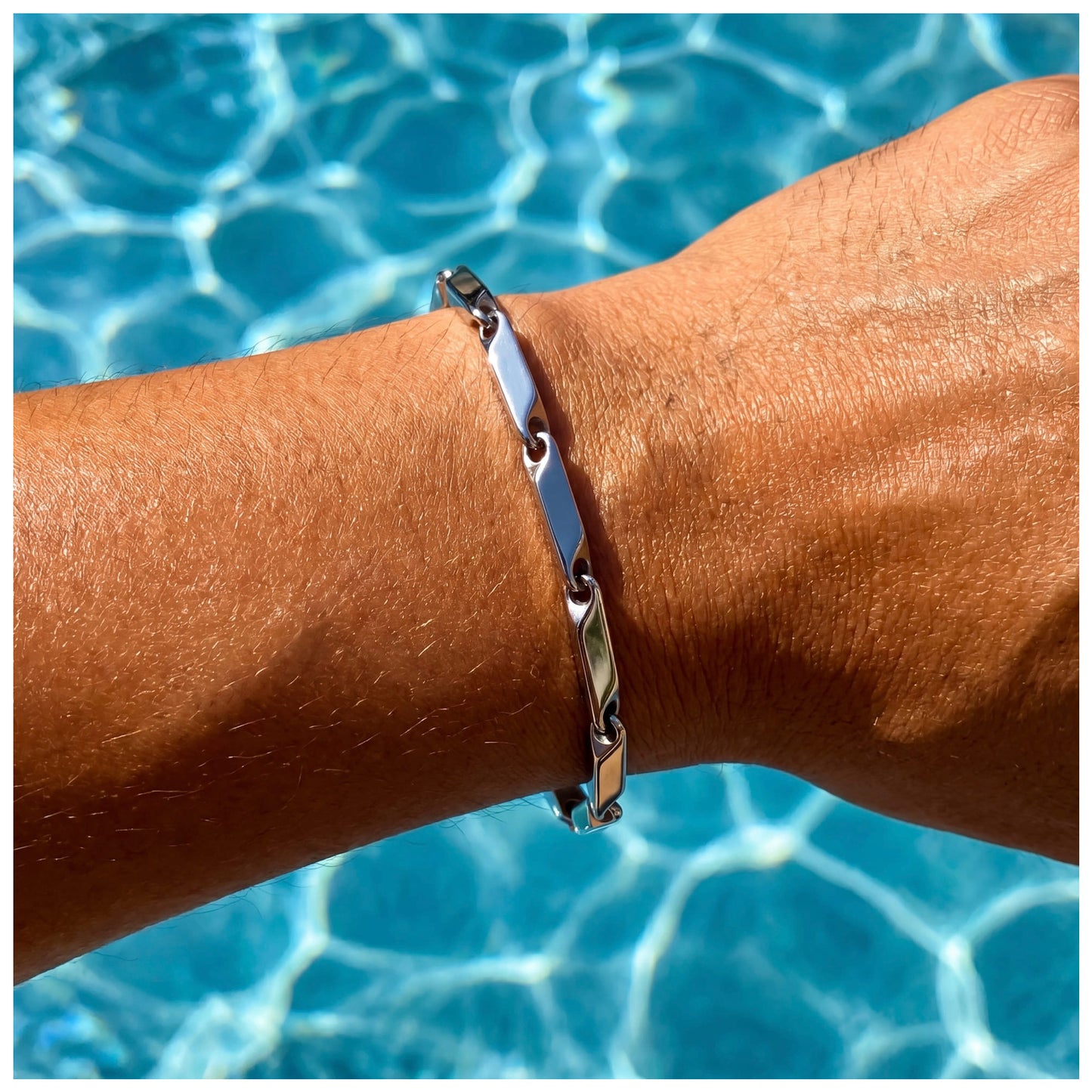 EDELSTAHL 4MM "SILVER PARONI" ARMBAND - ICERAIN JEWELRY