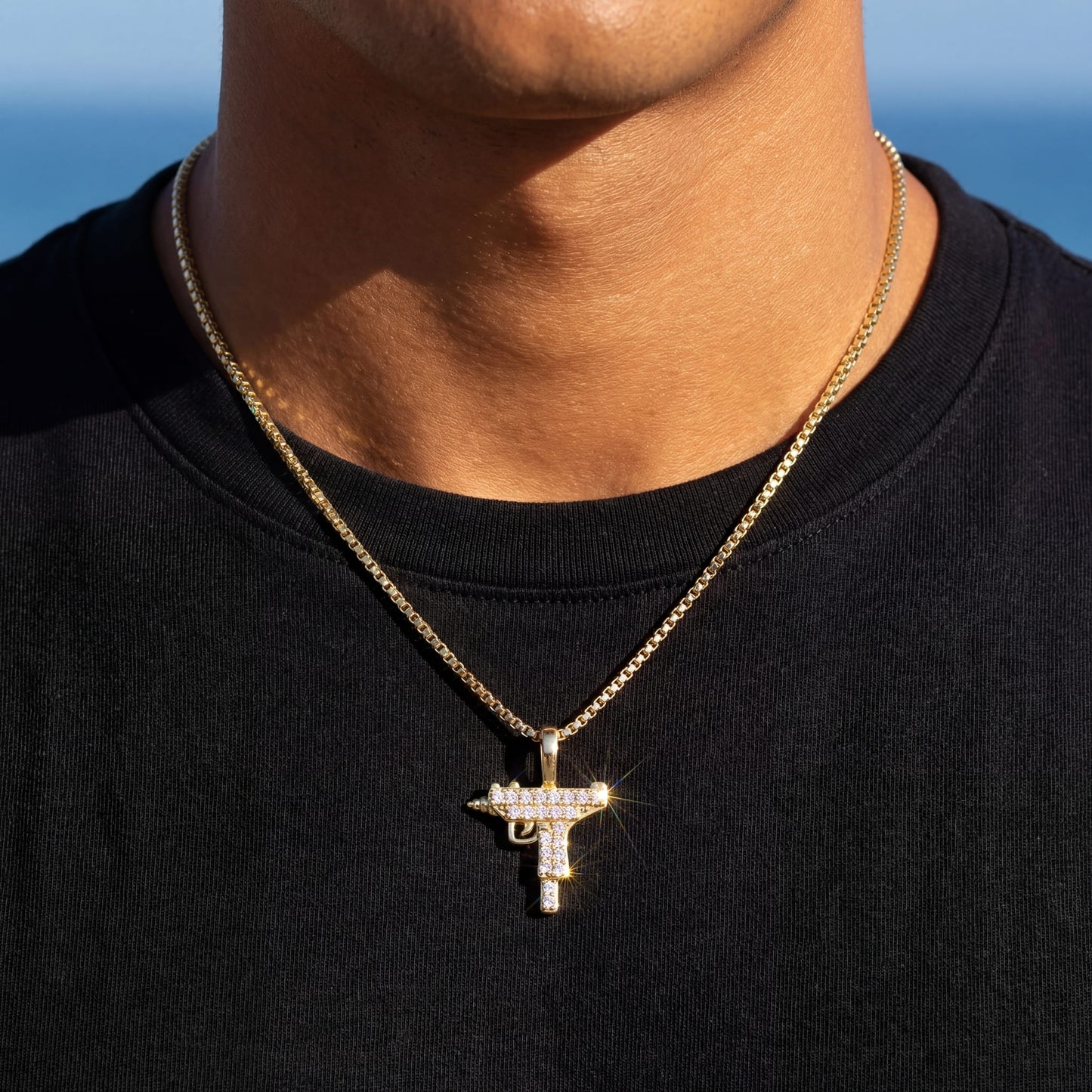 ICED OUT "MP" KETTE - ICERAIN JEWELRY