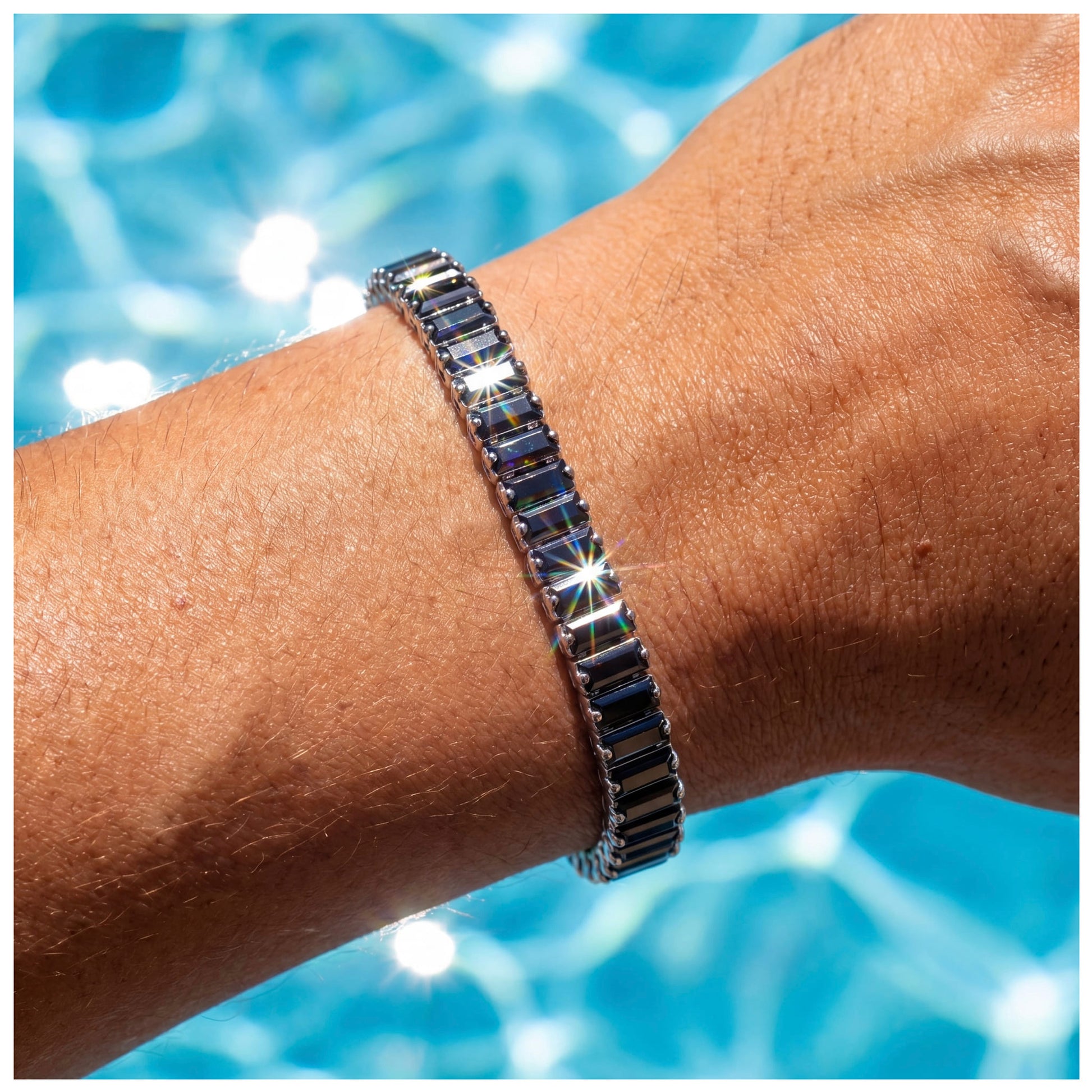 ICED OUT "BLACK SHINO" ARMBAND - ICERAIN JEWELRY