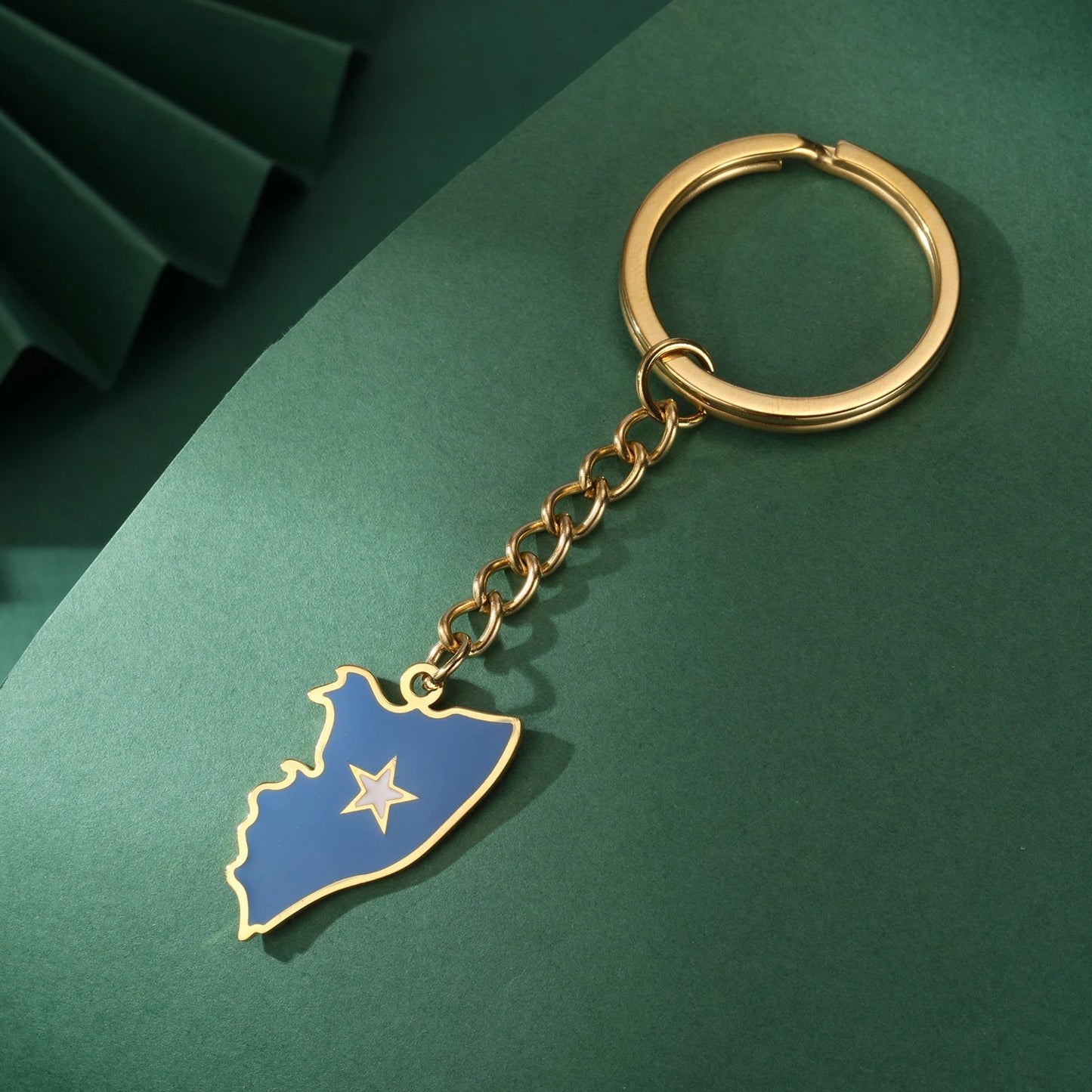 EDELSTAHL "SOMALIA" SCHLÜSSELANHÄNGER - ICERAIN JEWELRY