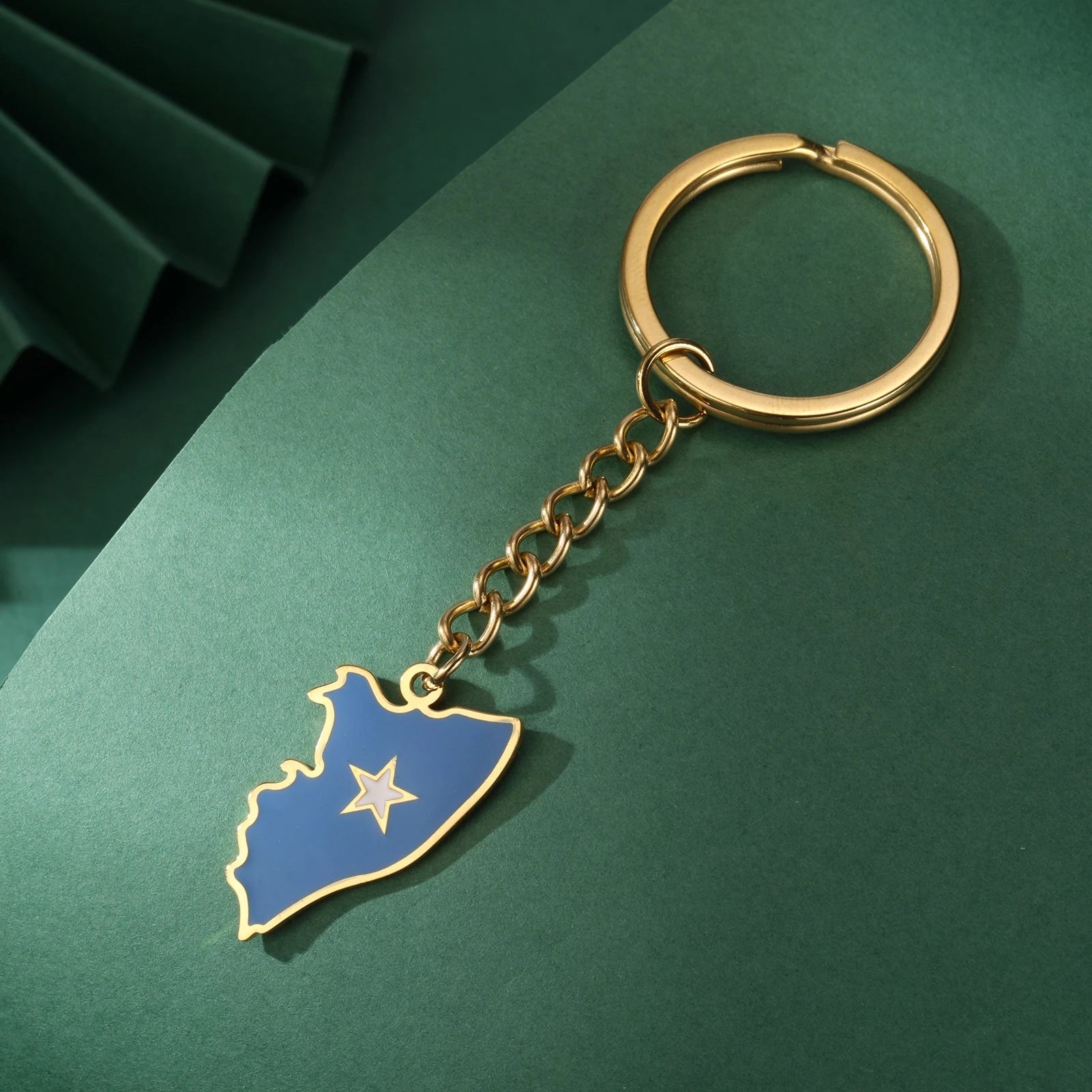 EDELSTAHL "SOMALIA" SCHLÜSSELANHÄNGER - ICERAIN JEWELRY