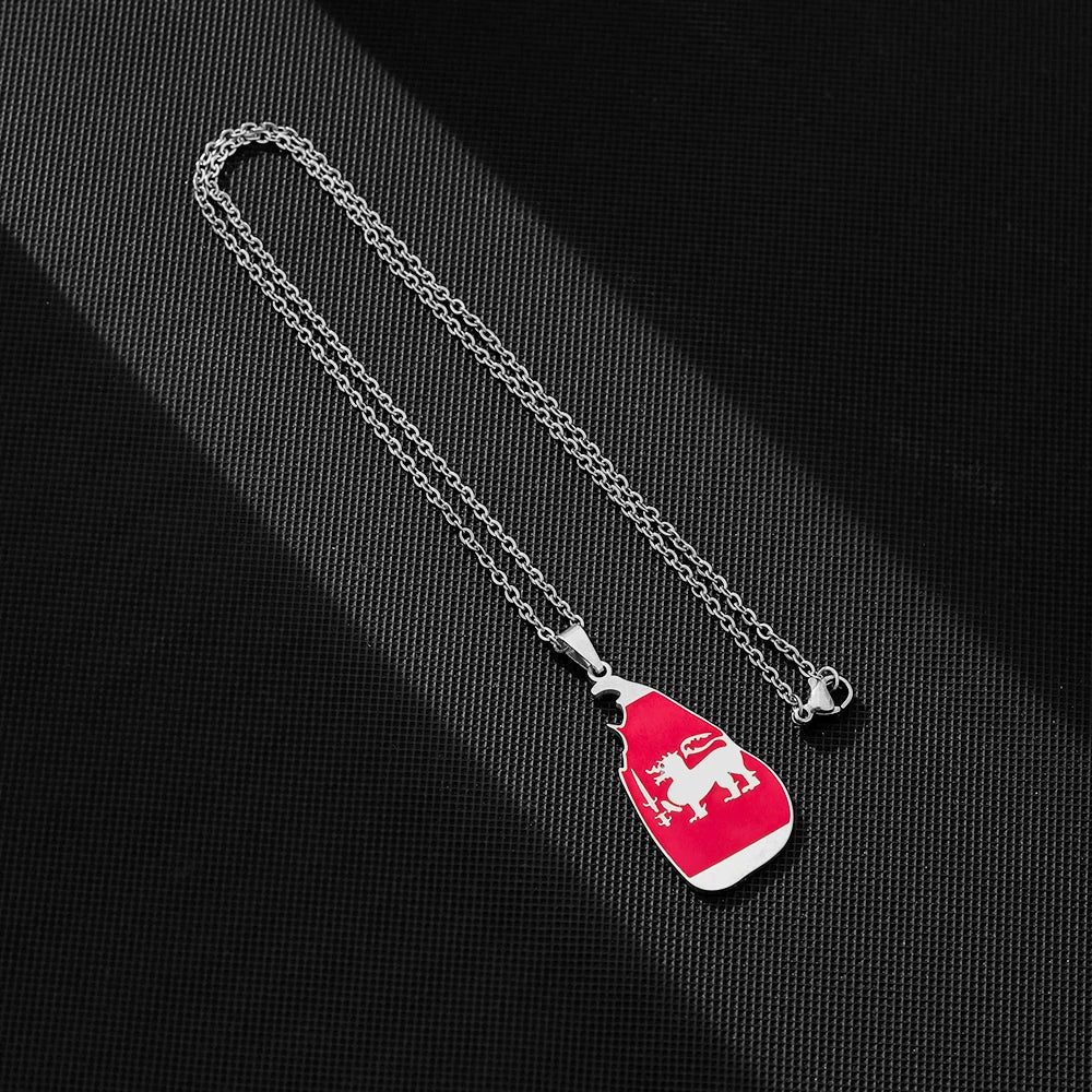 EDELSTAHL "SRI LANKA" LÄNDERKETTE - ICERAIN JEWELRY