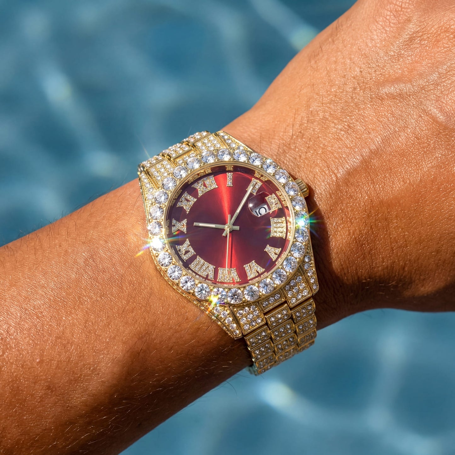 ICED OUT "FRATELLO" UHR - ICERAIN JEWELRY