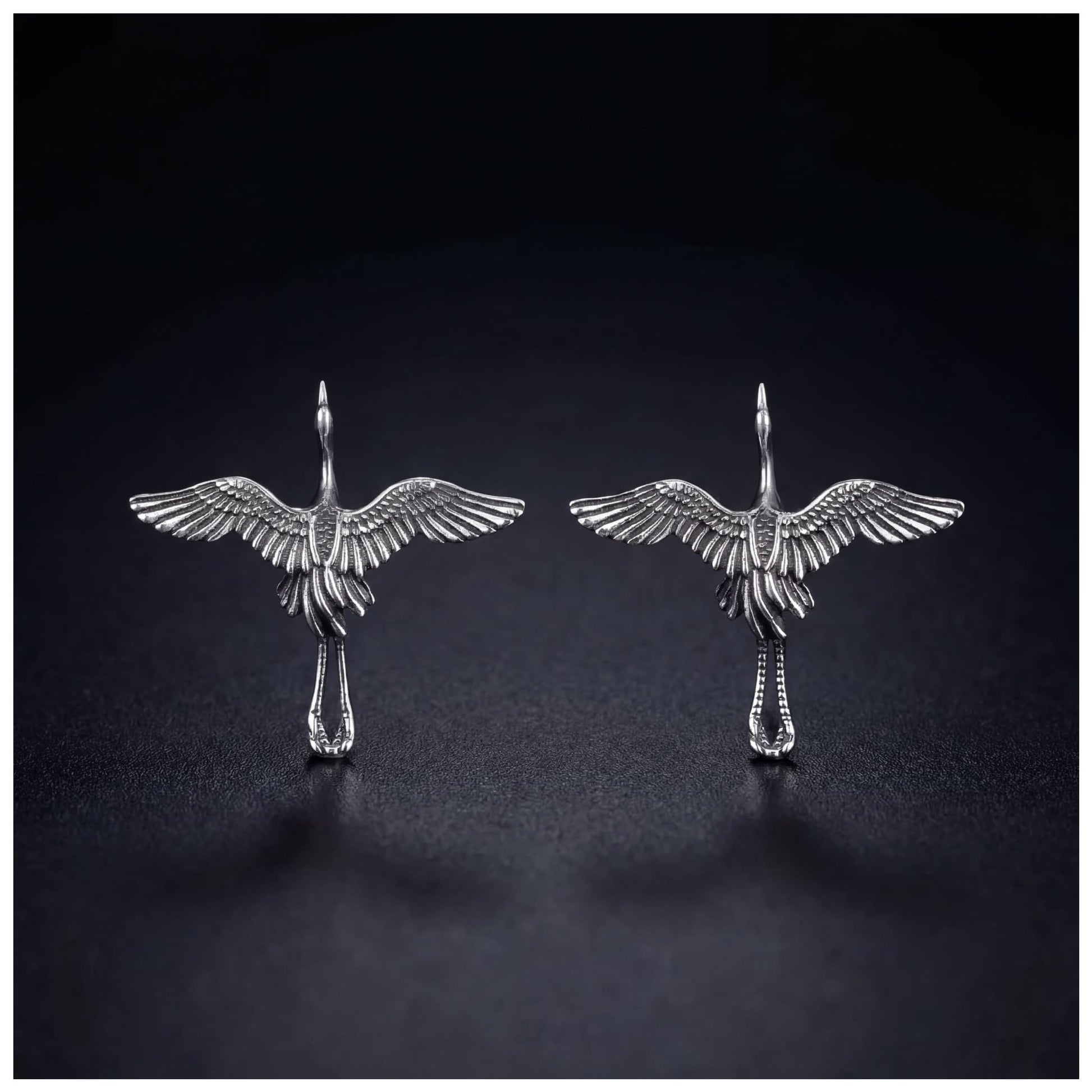 925S SILVER "EAGLE" OHRRINGE - ICERAIN JEWELRY