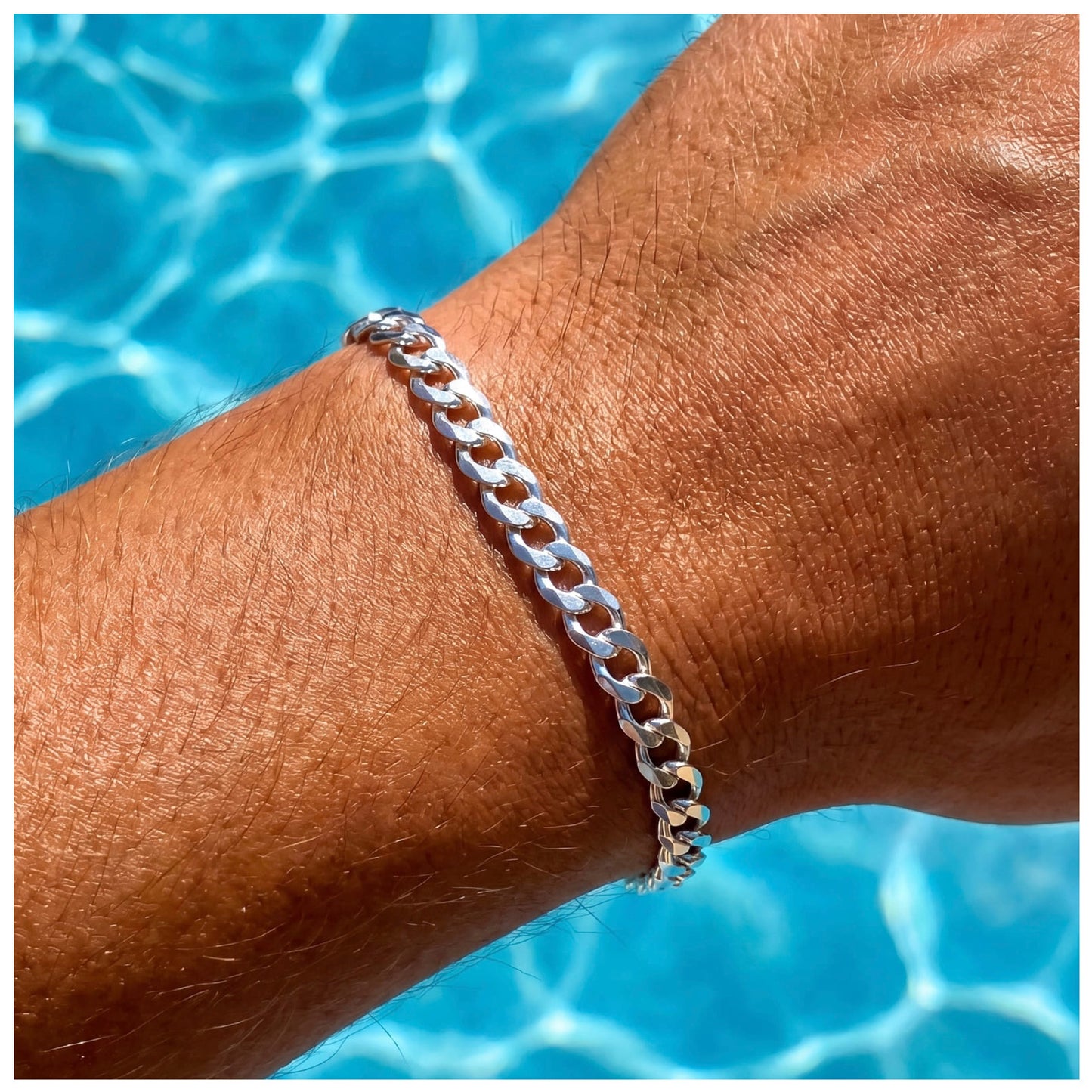 925S SILVER "CUBAN" ARMBAND [CLASSIC VERSION] - ICERAIN JEWELRY