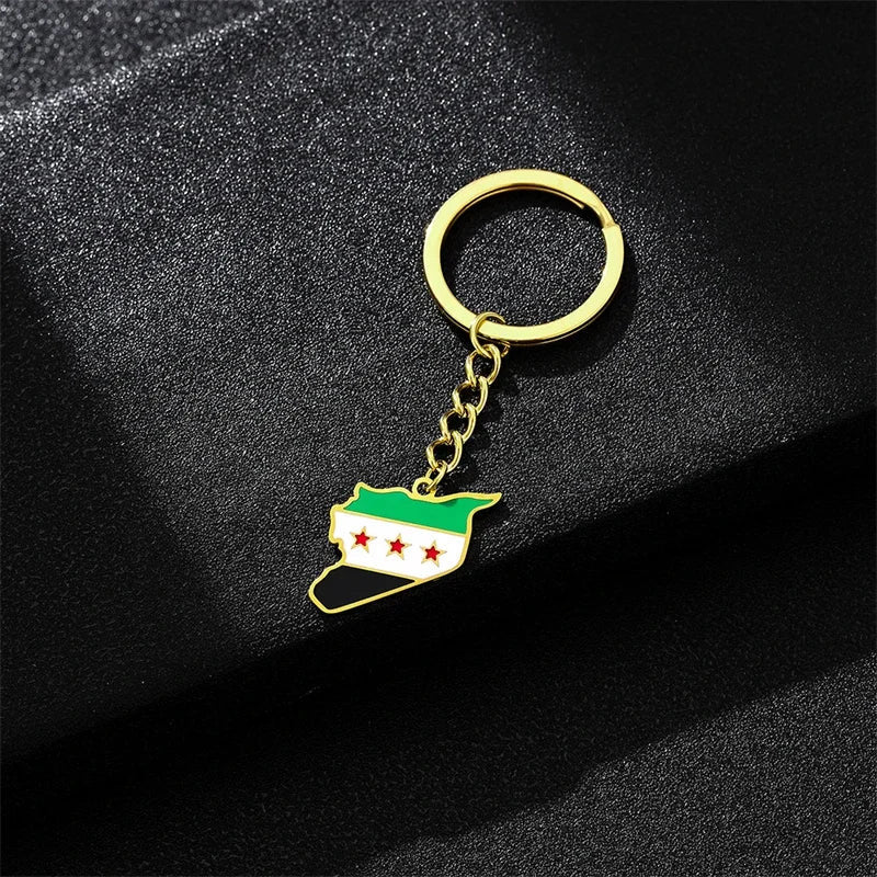 EDELSTAHL "SYRIA" SCHLÜSSELANHÄNGER - ICERAIN JEWELRY