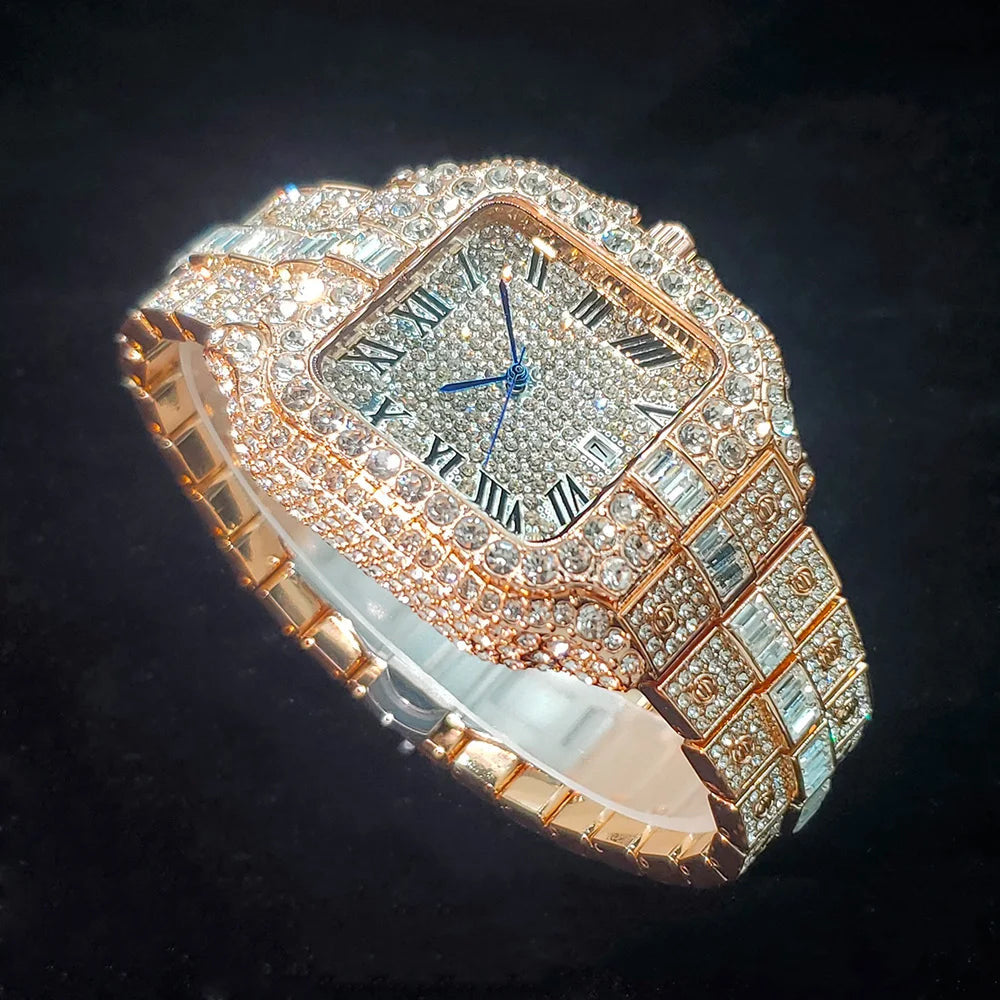 ICED OUT "PIAZZA V5" UHR - ICERAIN JEWELRY