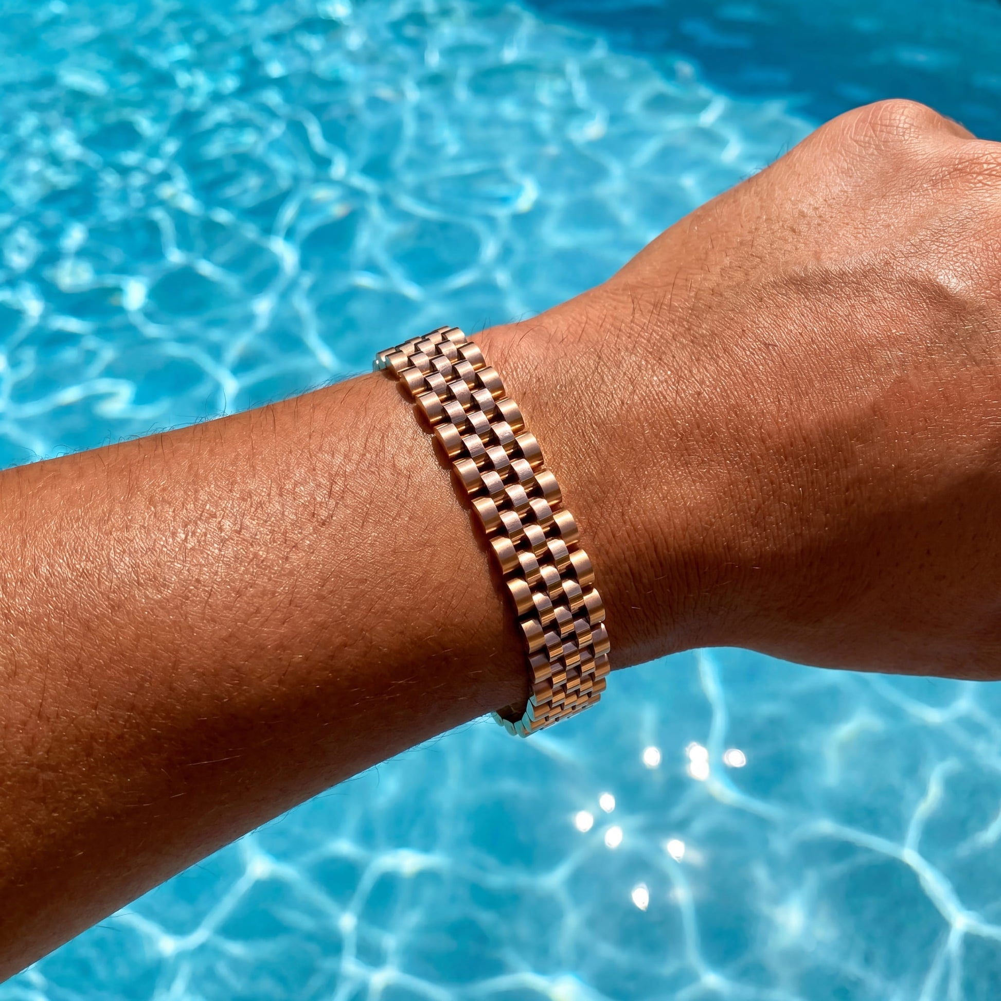 EDELSTAHL 10MM "JUBILEE" ARMBAND - ICERAIN JEWELRY