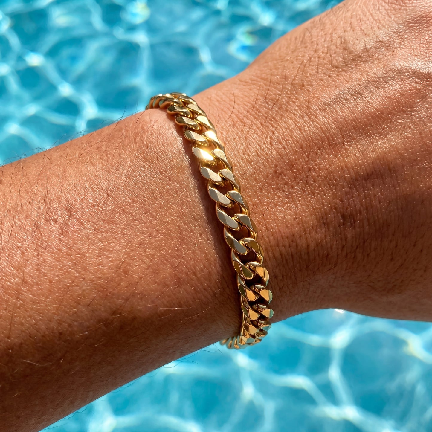EDELSTAHL "GOLD CUBAN" ARMBAND - ICERAIN JEWELRY