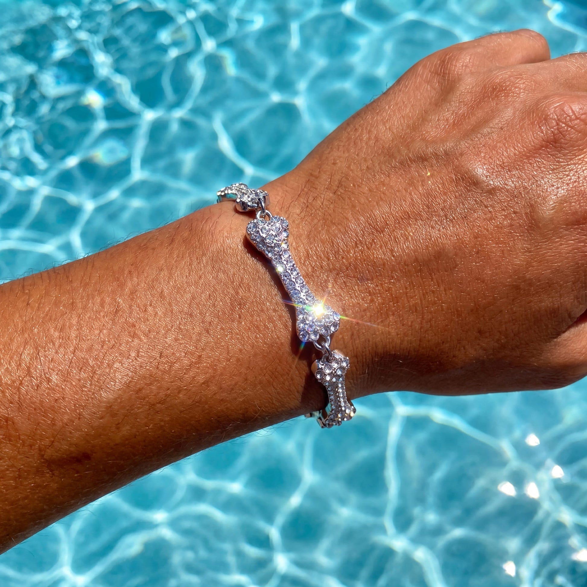 ICED OUT "BONES" ARMBAND - ICERAIN JEWELRY