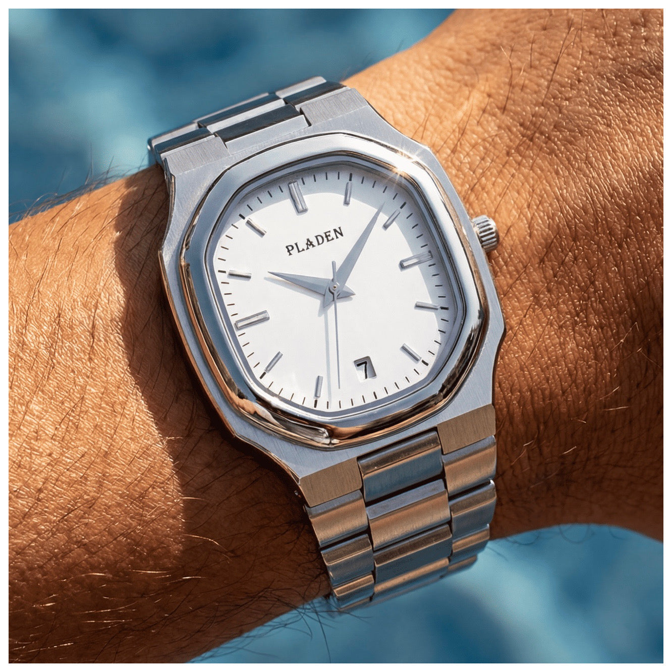 EDELSTAHL "WHOLARS" UHR - ICERAIN JEWELRY