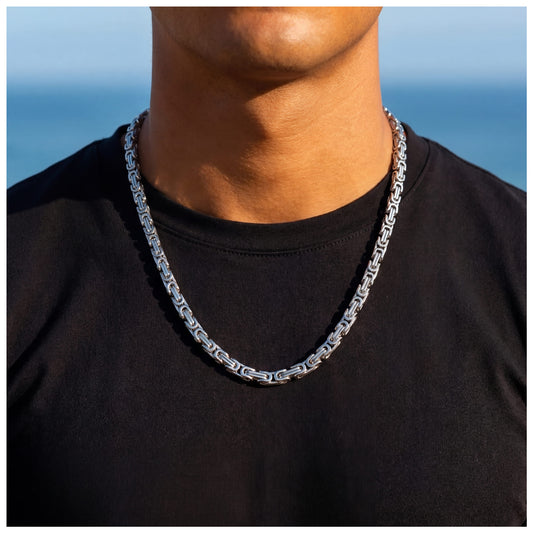 EDELSTAHL 4MM "SILVER KING" KETTE - ICERAIN JEWELRY