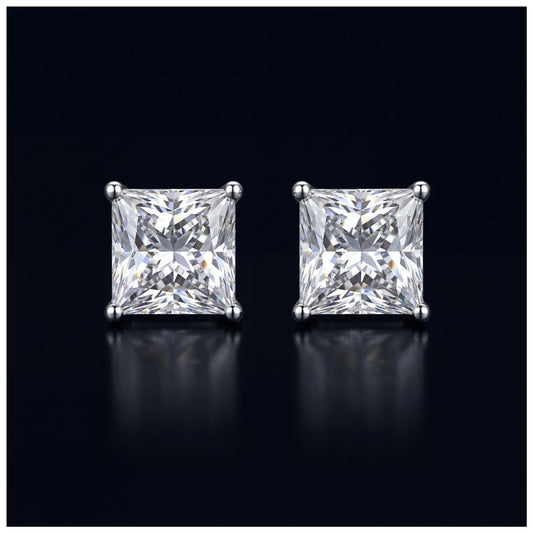 ICED OUT "SILVERSTAR" MAGNET OHRRINGE - ICERAIN JEWELRY