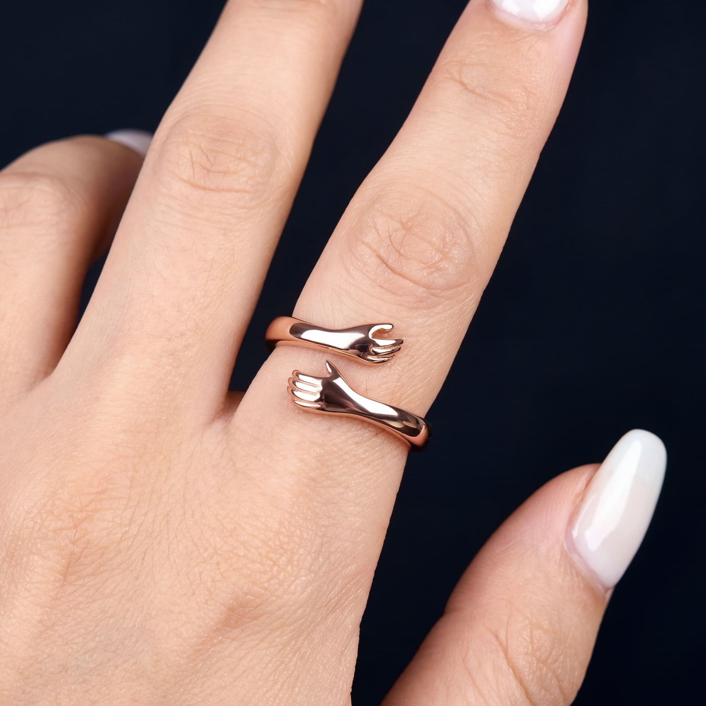 925S SILVER "FRIENDS" RING - ICERAIN JEWELRY