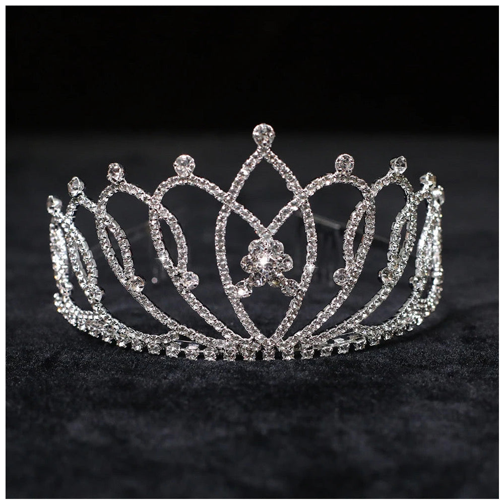 ICED OUT "CRYSTAL BLOOM" DIADEM/TIARA - ICERAIN JEWELRY