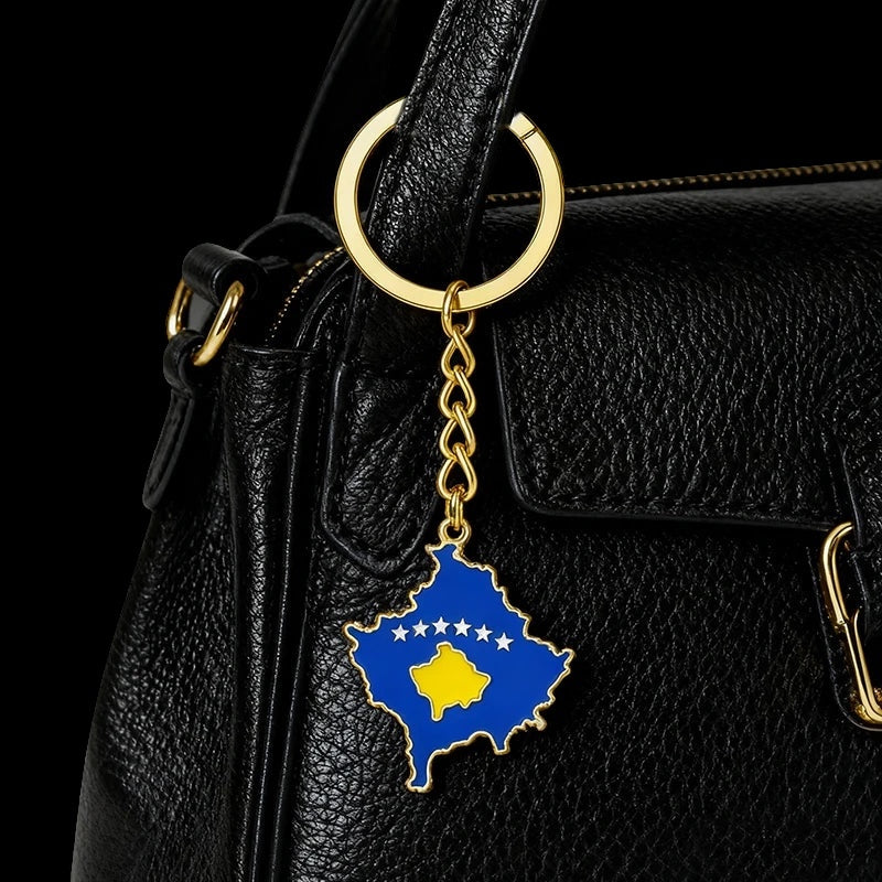 EDELSTAHL "KOSOVA" SCHLÜSSELANHÄNGER - ICERAIN JEWELRY