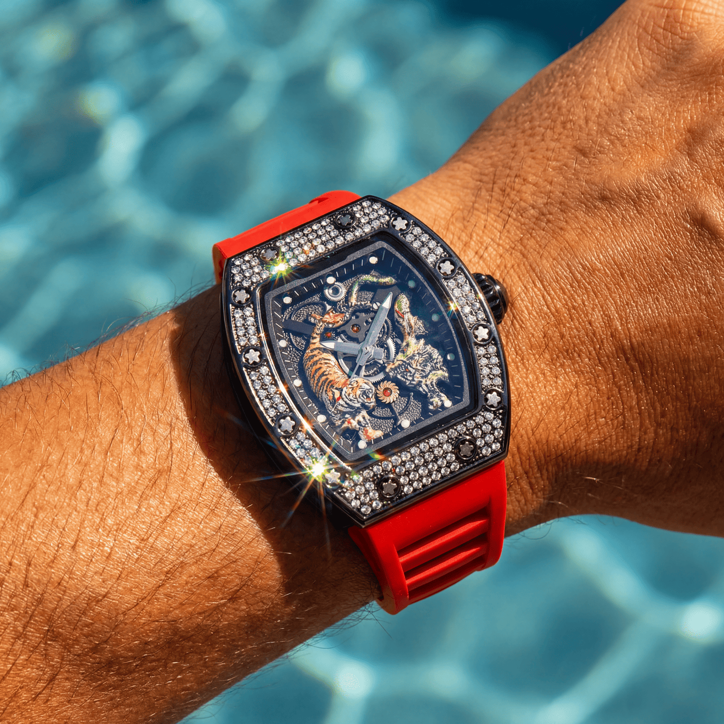 ICED OUT "GALVADOR" UHR - ICERAIN JEWELRY