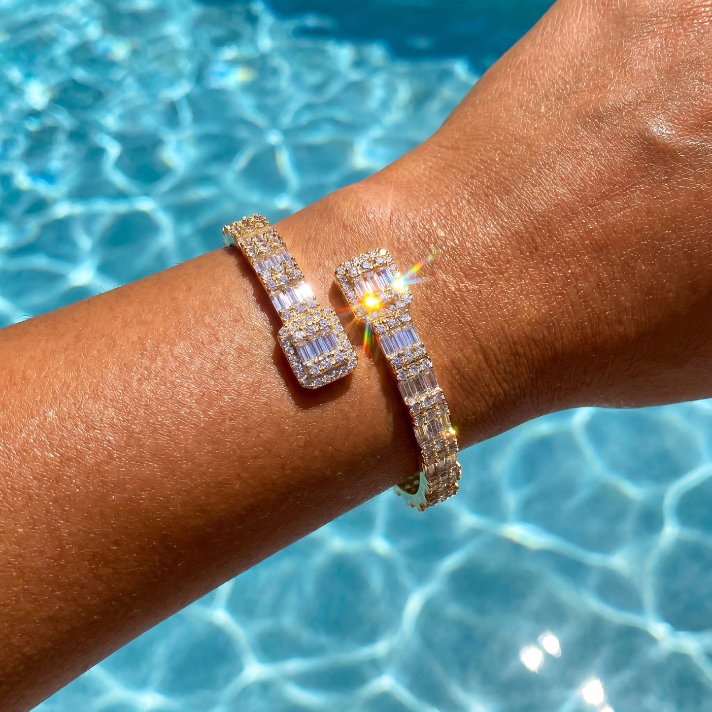 ICED OUT "SQUARE" ARMREIF - ICERAIN JEWELRY