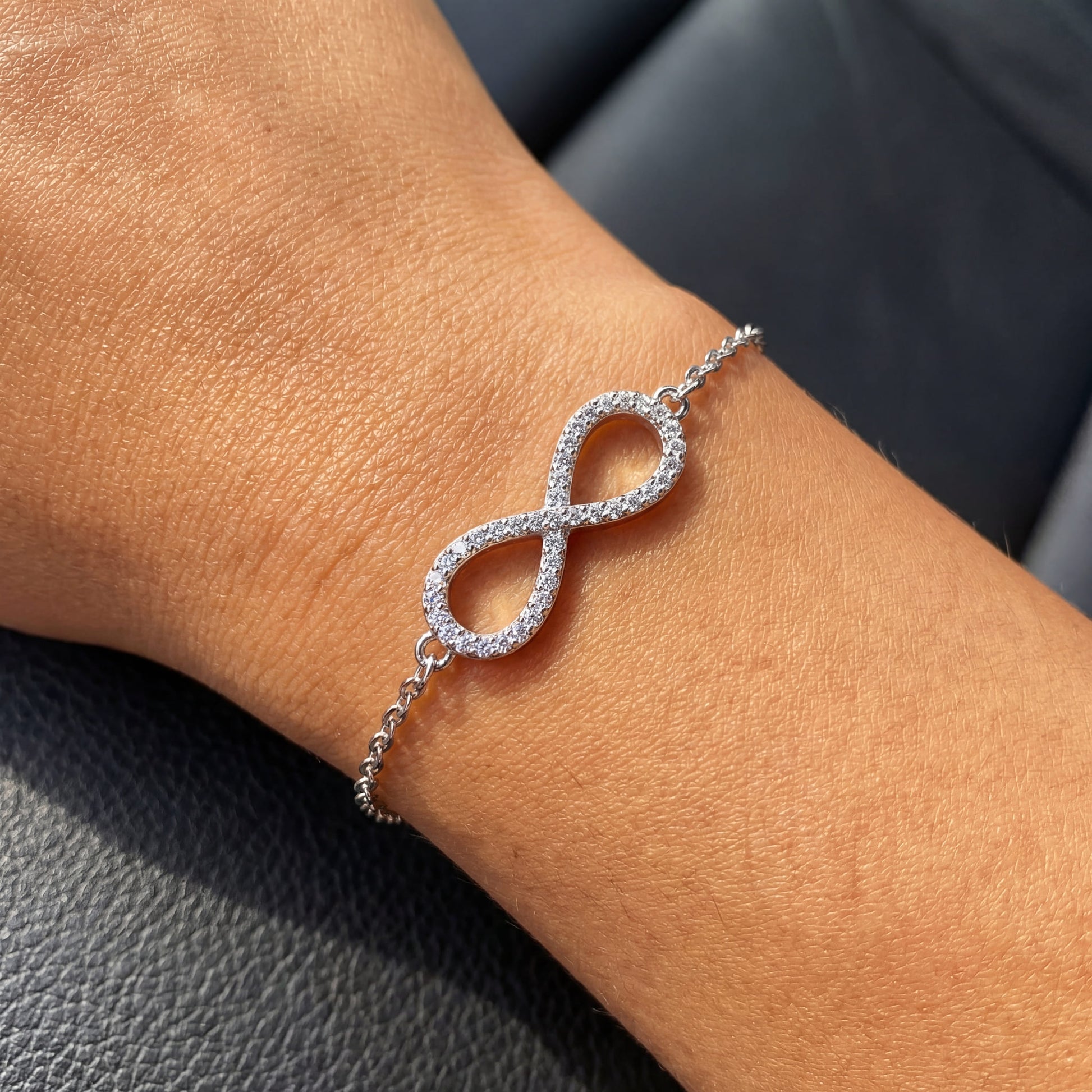 ICED OUT "INFINITY" ARMBAND - ICERAIN JEWELRY