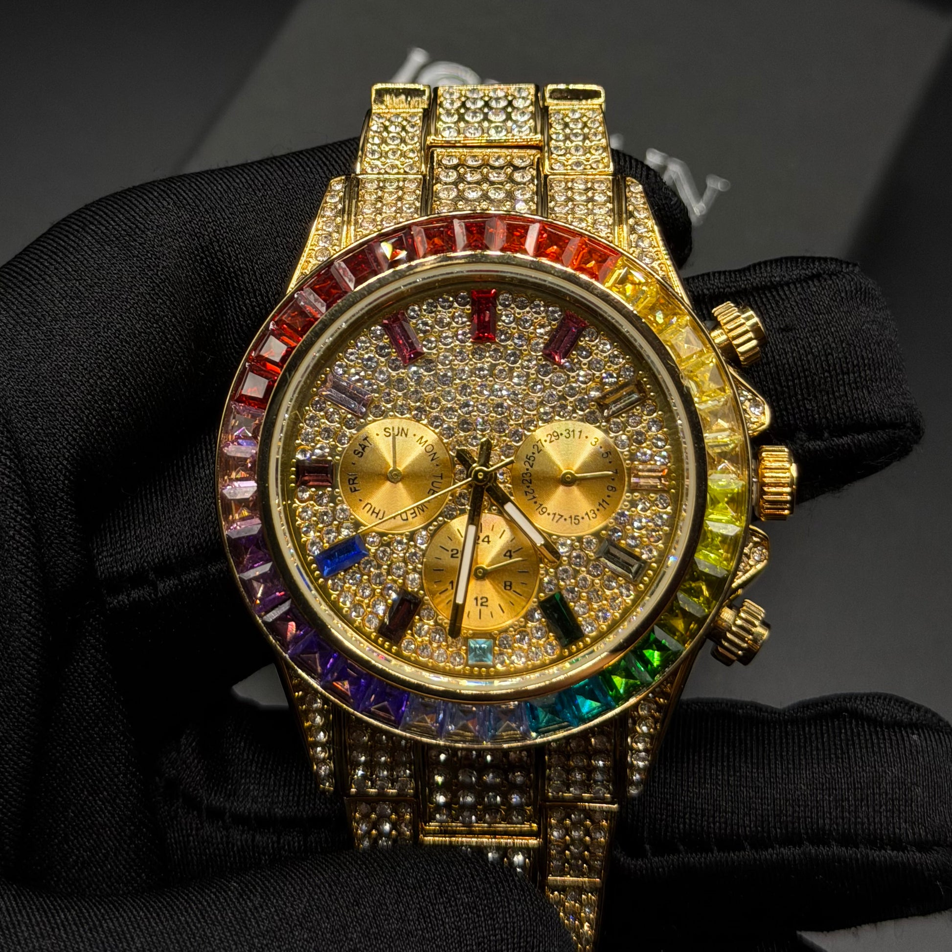 ICED OUT "SOLLINI" UHR - ICERAIN JEWELRY