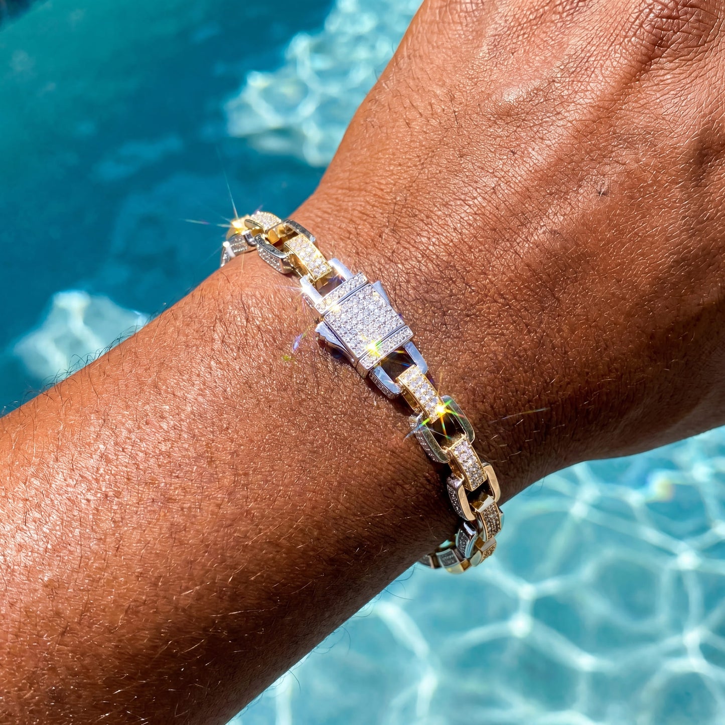ICED OUT 8MM "ICEBOX" ARMBAND - ICERAIN JEWELRY