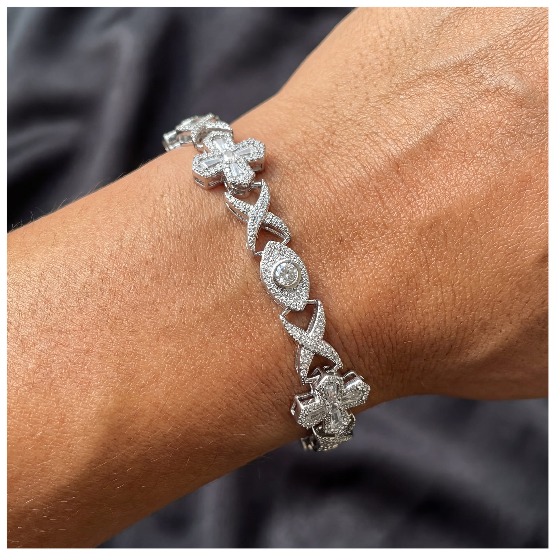 ICED OUT 10MM "COLLABO" ARMBAND - ICERAIN JEWELRY