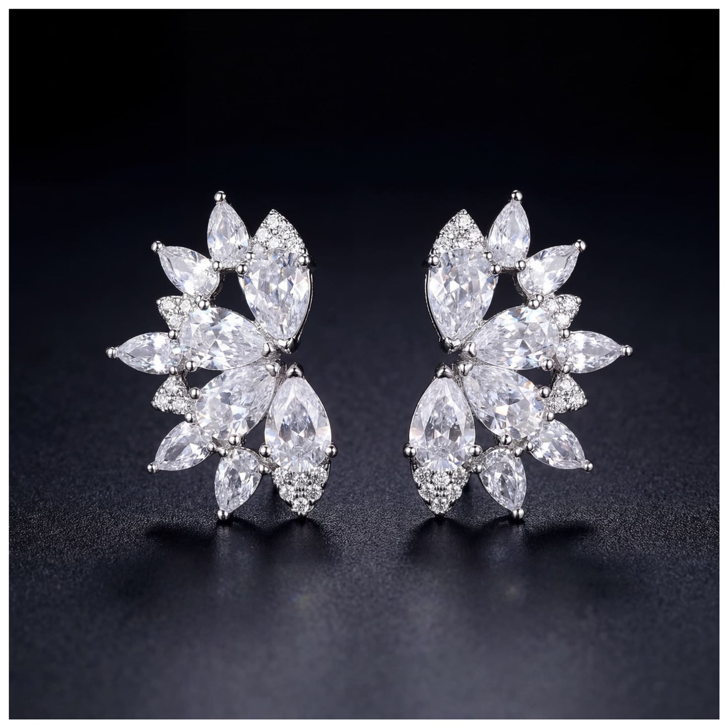 ICED OUT "CRYSTAL" OHRRINGE - ICERAIN JEWELRY