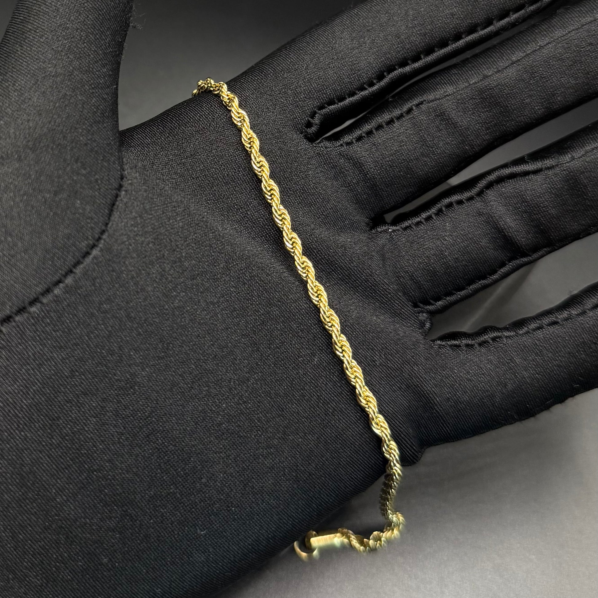 EDELSTAHL "GOLD ROPE" ARMBAND - ICERAIN JEWELRY