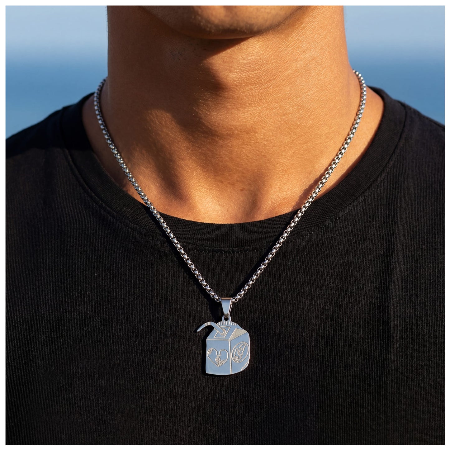 EDELSTAHL "SILVER JUICE 999" KETTE - ICERAIN JEWELRY