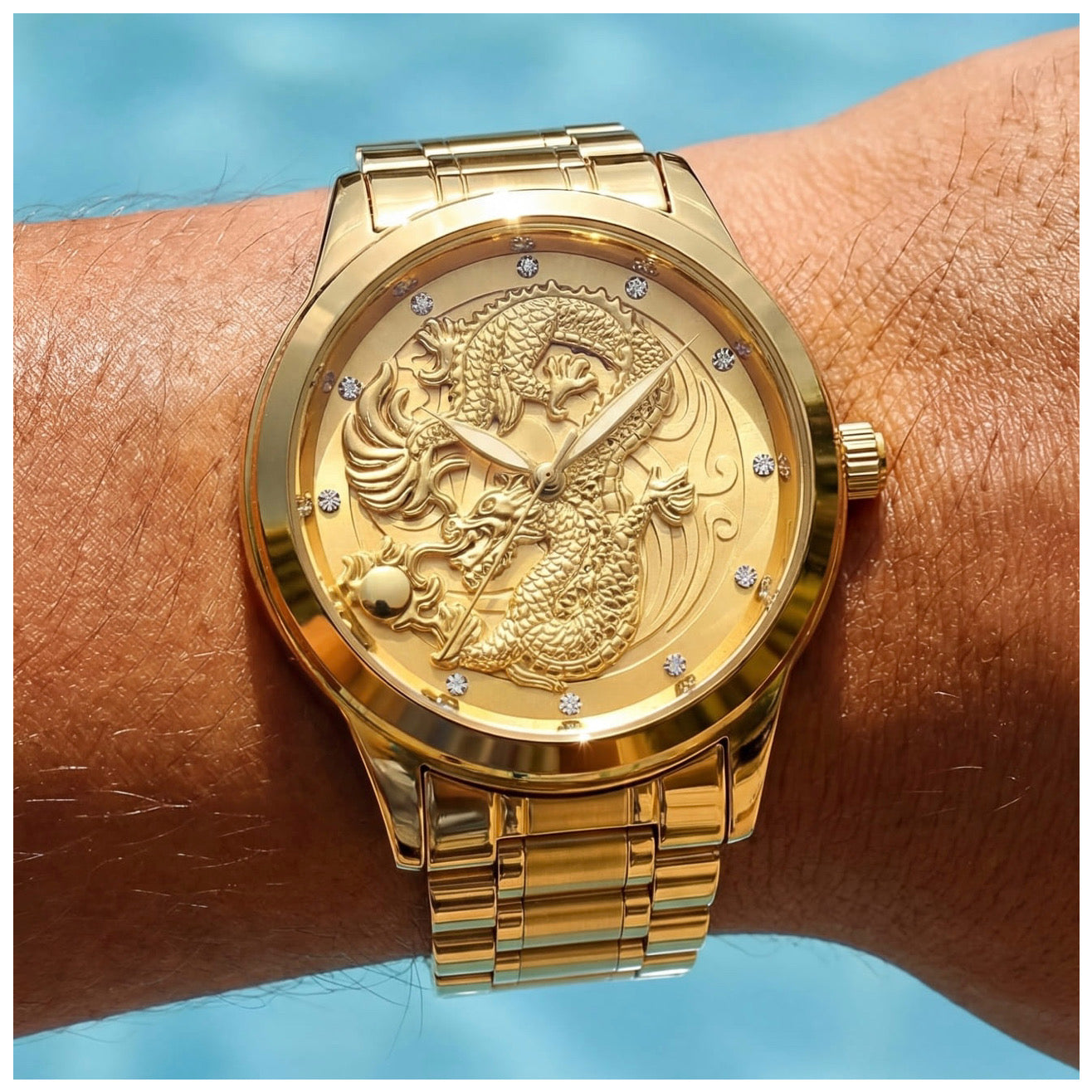 EDELSTAHL "DRAGOMIR" UHR - ICERAIN JEWELRY