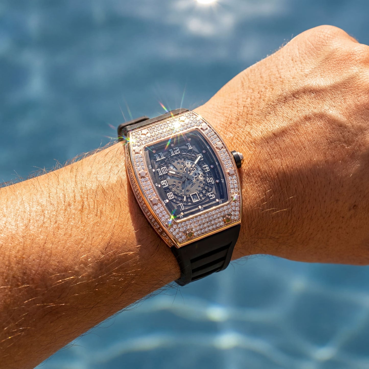 ICED OUT "SCARAPONE" UHR - ICERAIN JEWELRY