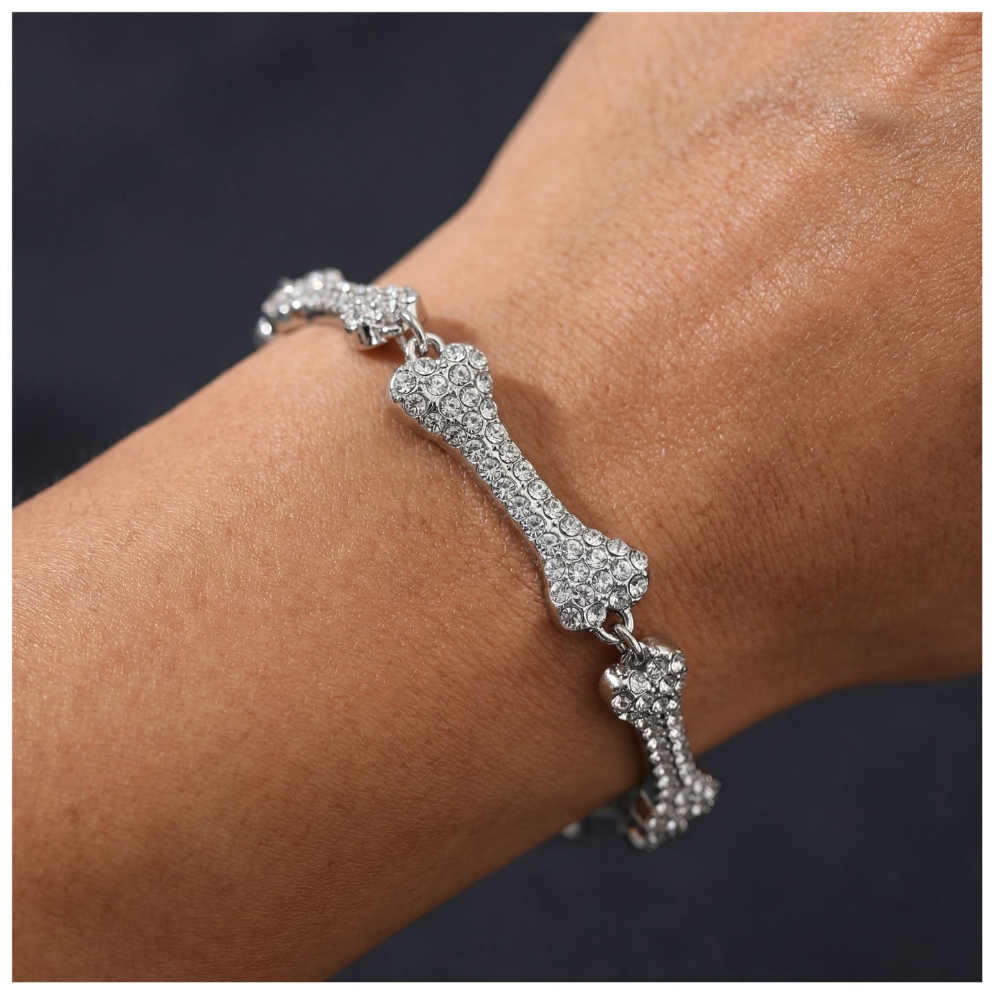 ICED OUT "BONES" ARMBAND - ICERAIN JEWELRY