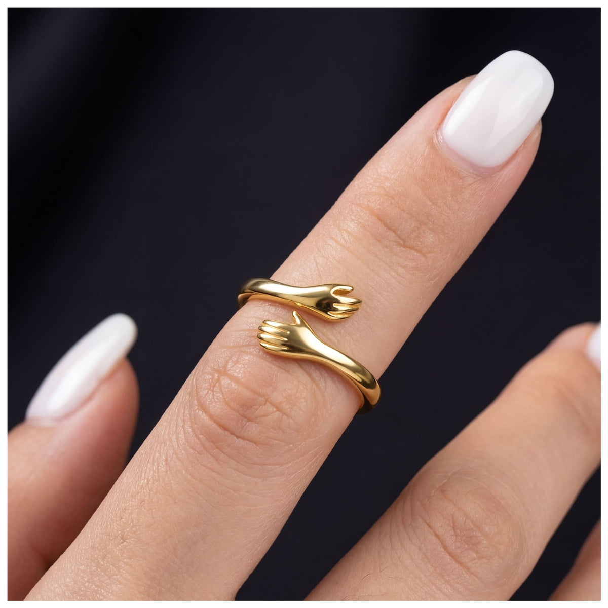 925S SILVER "GOLD FRIENDS" RING - ICERAIN JEWELRY