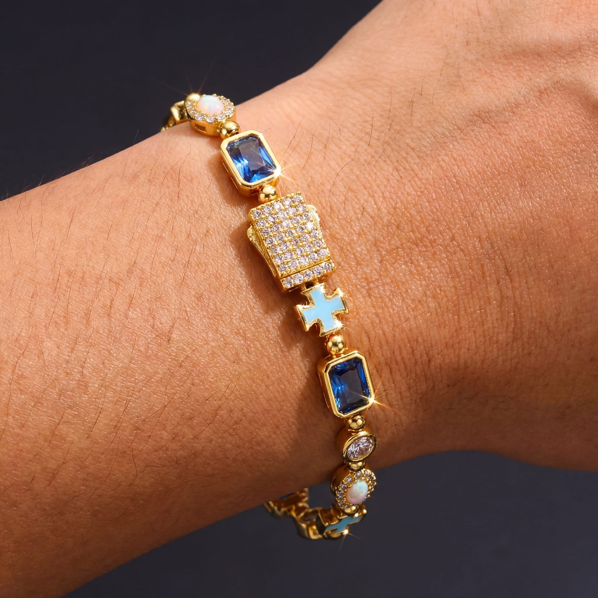 ICED OUT 6MM "CHOKER V2“ ARMBAND - ICERAIN JEWELRY