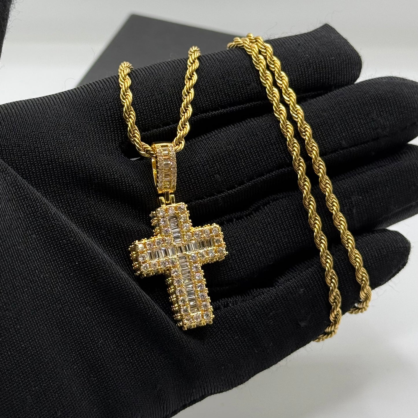 Luxus Iced Out "Cross V5" Kette - ICERAIN JEWELRY