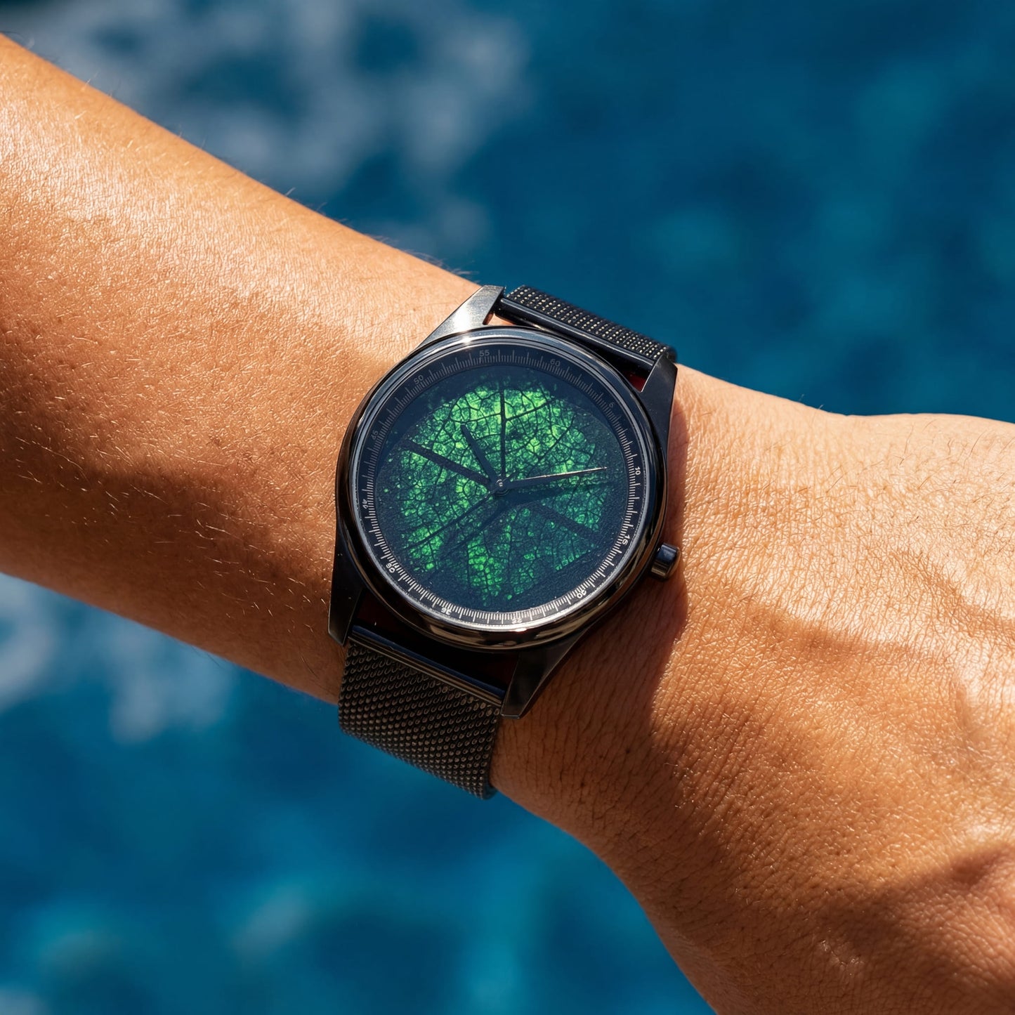 EDELSTAHL "LEAF" UHR - ICERAIN JEWELRY
