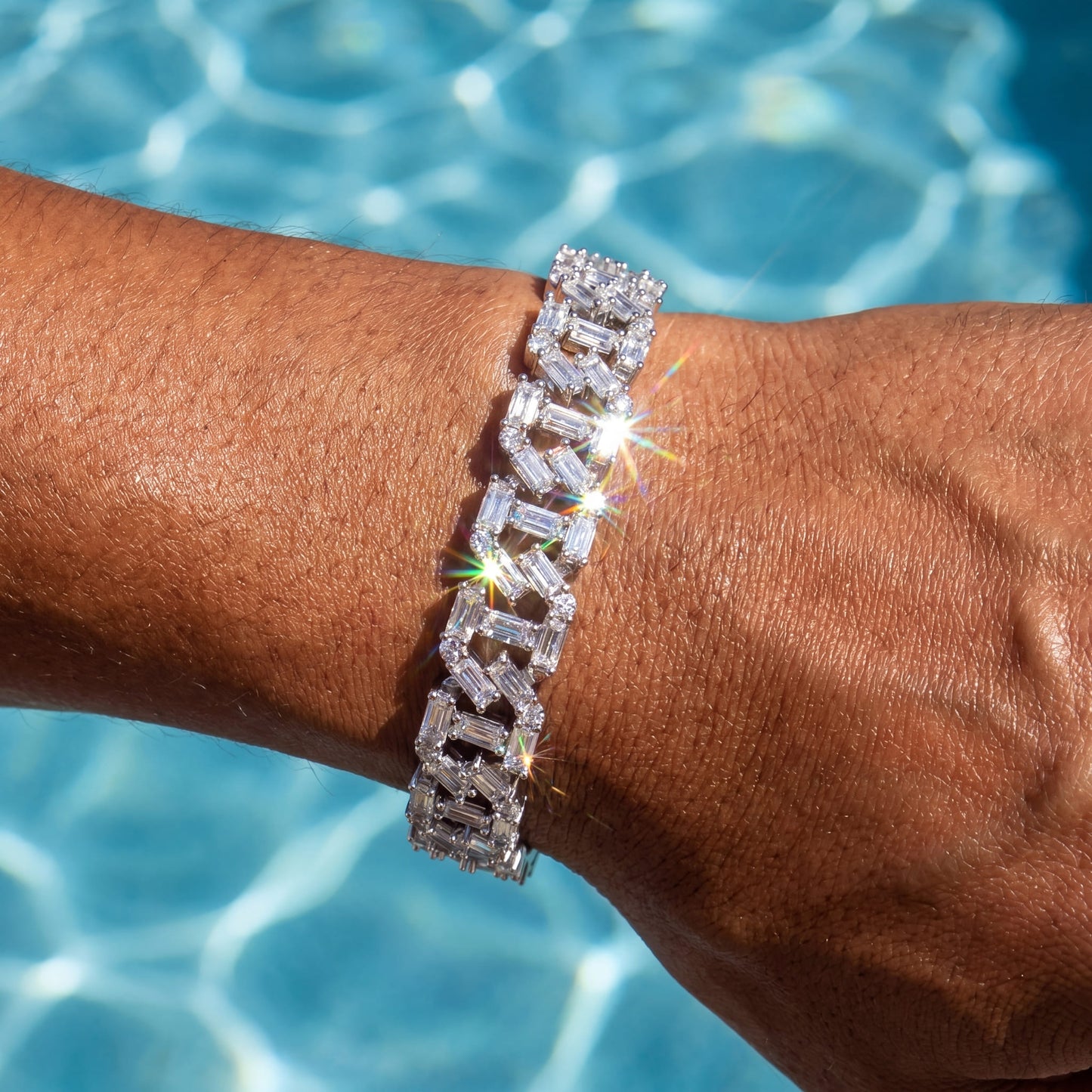 ICED OUT 10MM "STEZZA CUBAN" ARMBAND - ICERAIN JEWELRY