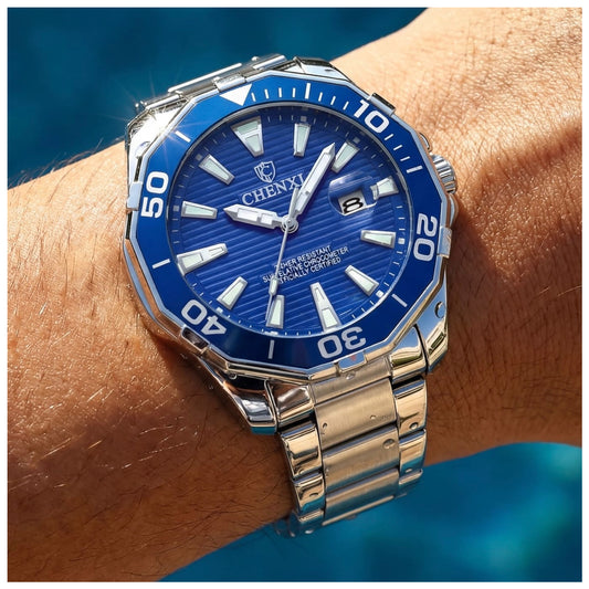 EDELSTAHL "SILCOLER" UHR - ICERAIN JEWELRY