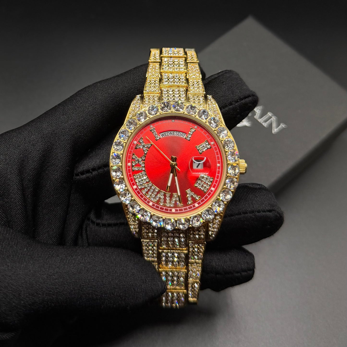 ICED OUT "LEHMING" UHR - ICERAIN JEWELRY