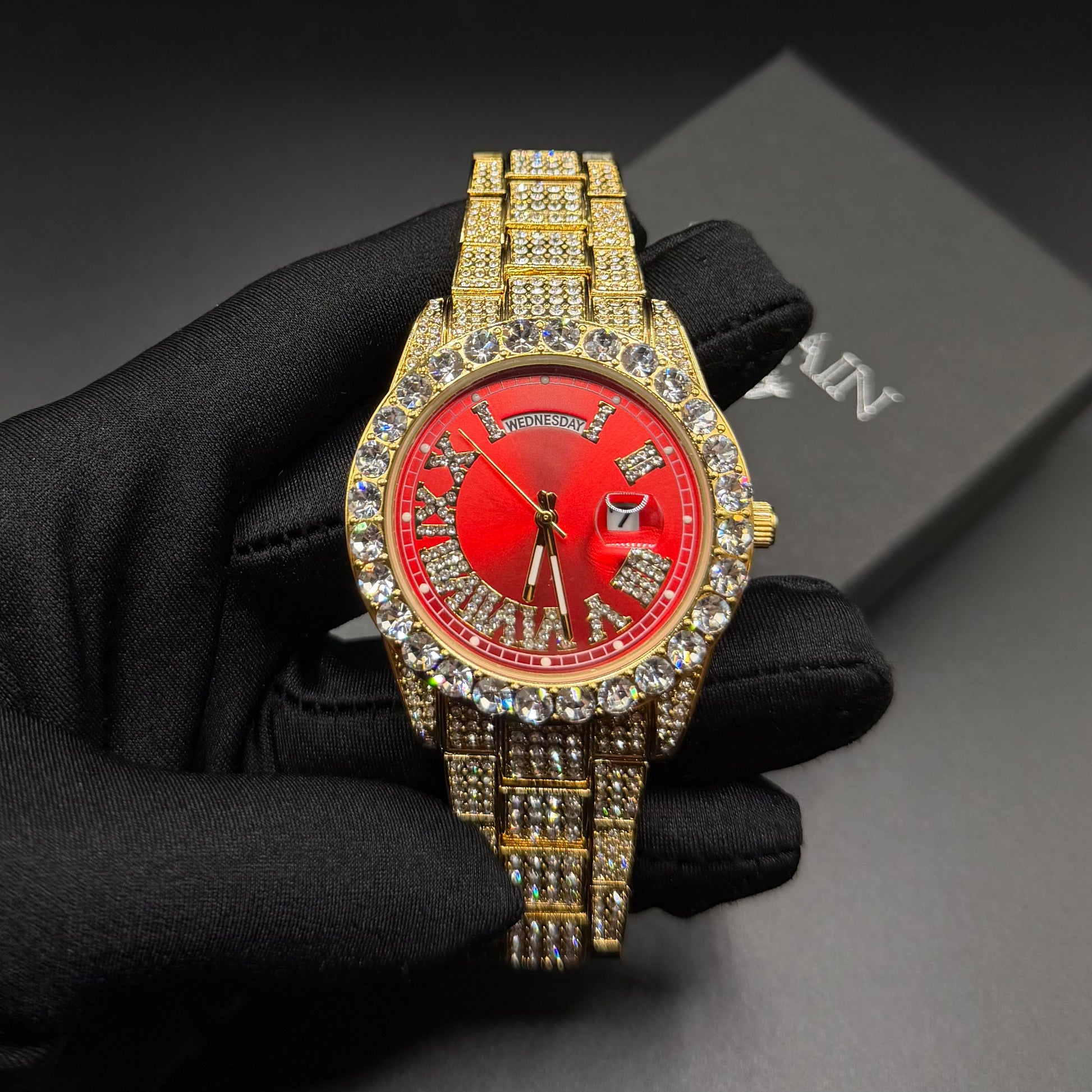 ICED OUT "LEHMING" UHR - ICERAIN JEWELRY
