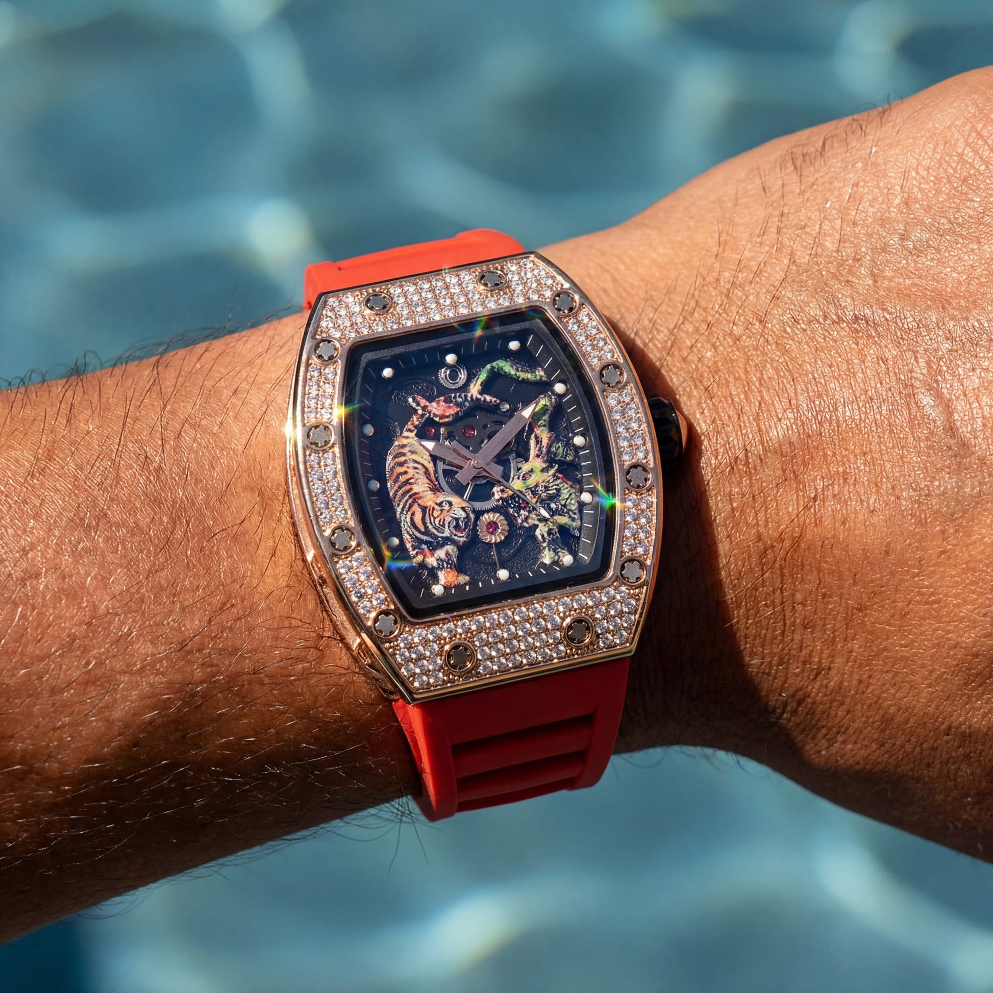 ICED OUT "GALVADOR" UHR - ICERAIN JEWELRY